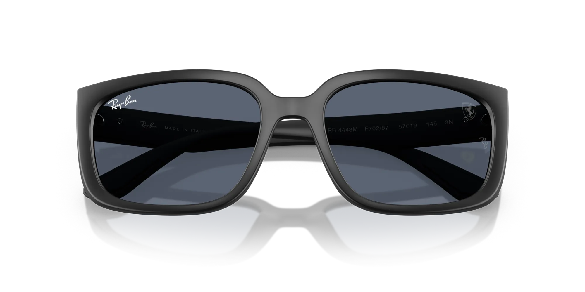 Ray - Ban RB4443M F70287 Occhiali da sole Peek Nero Grigio Squadrata Normale - immagine 2