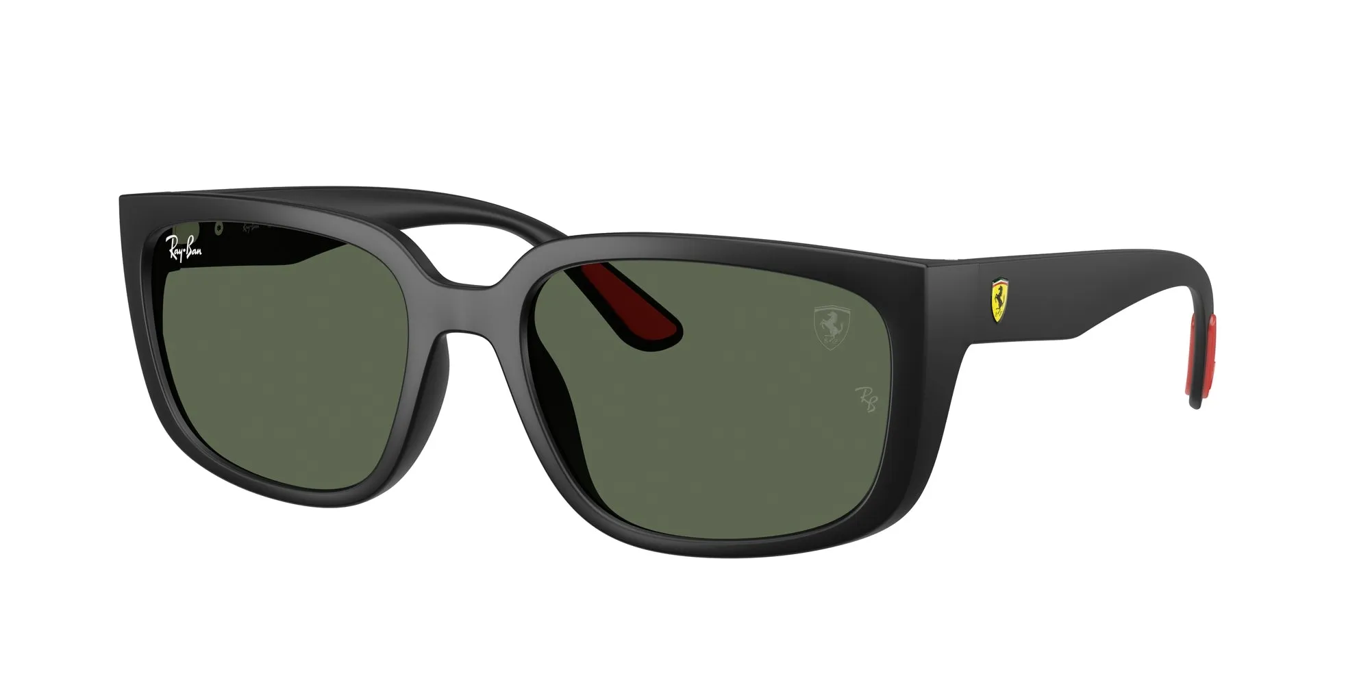 Ray - Ban RB4443M F60271 Occhiali da sole Peek Nero Verde Squadrata Normale - immagine 1