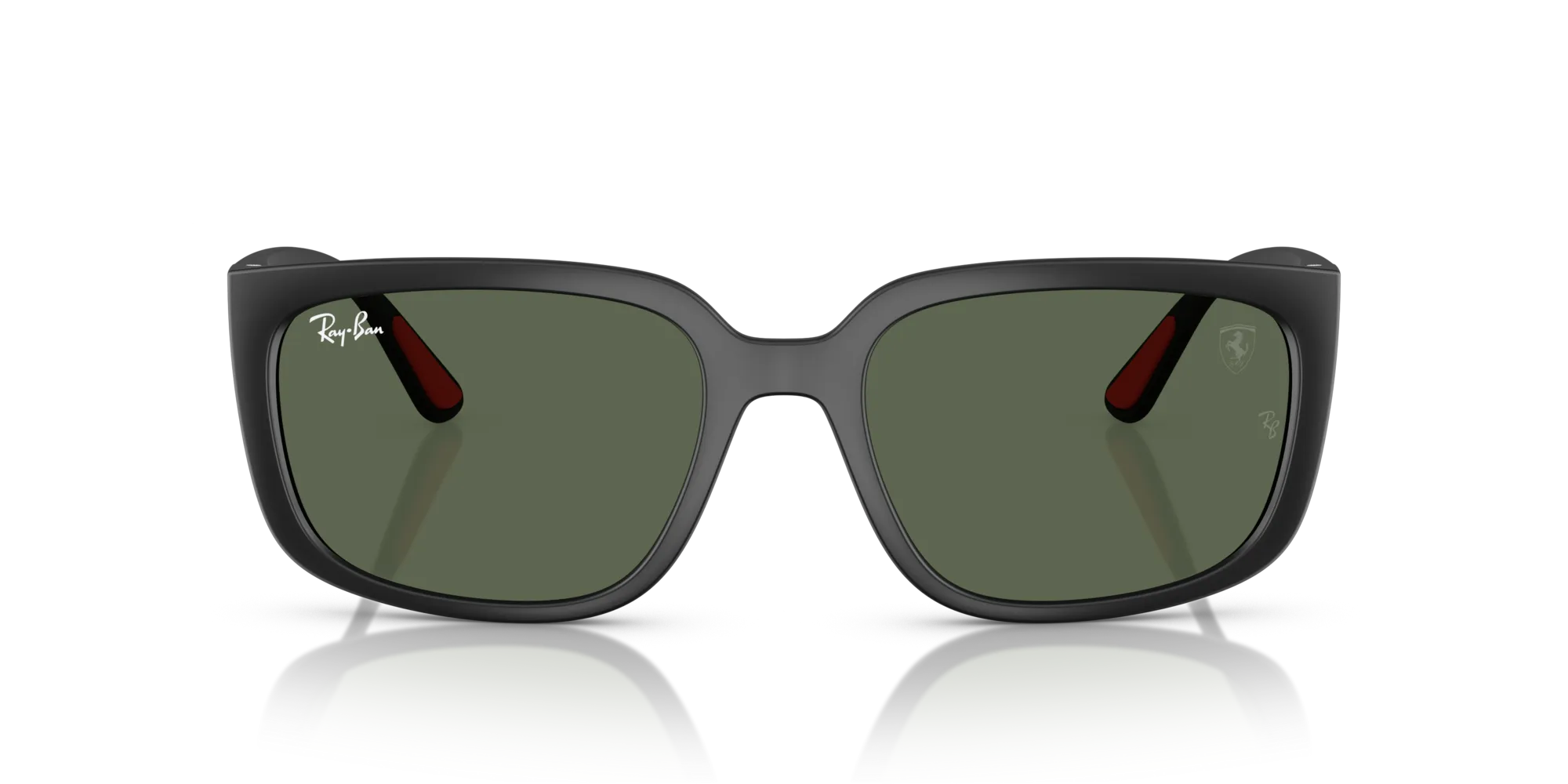 Ray - Ban RB4443M F60271 Occhiali da sole Peek Nero Verde Squadrata Normale - immagine 3