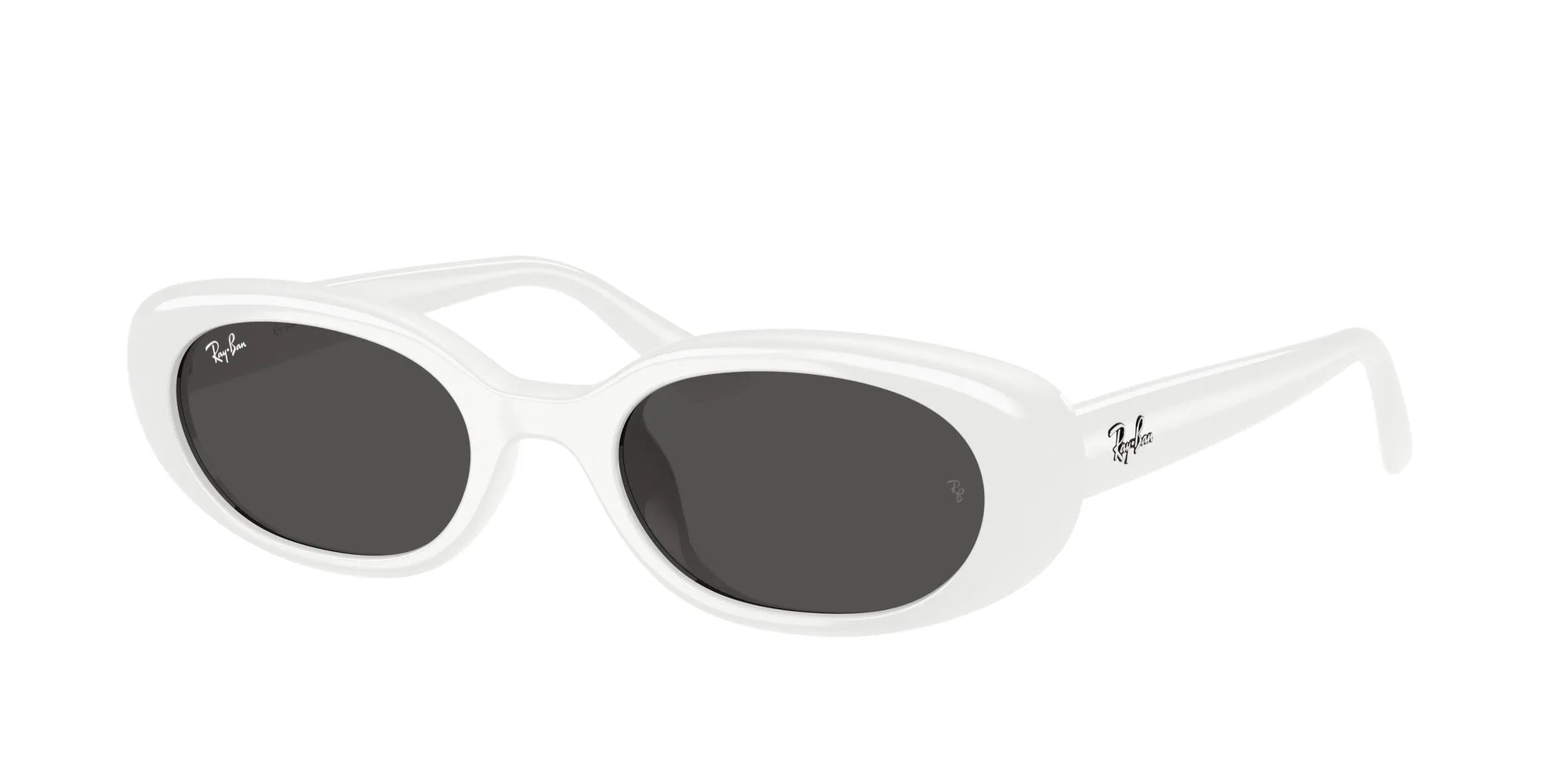 Ray - Ban RB4441D 677287 Occhiali da sole Iniettato Bianco Grigio Pillow Normale - immagine 1
