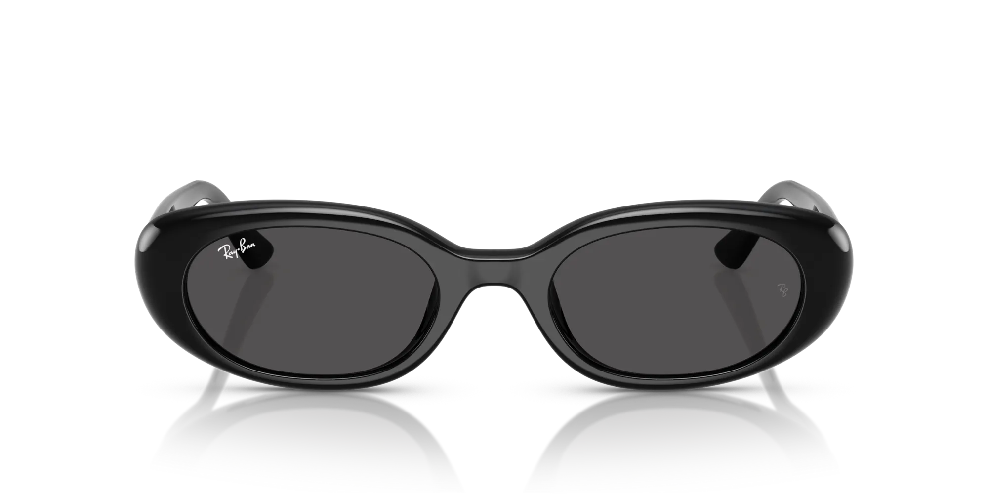 Ray - Ban RB4441D 667787 Occhiali da sole Iniettato Nero Grigio Pillow Normale - immagine 3