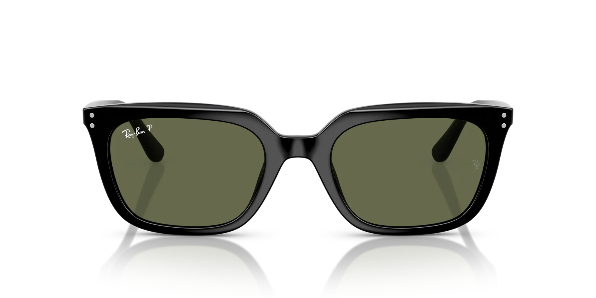 Ray - Ban RB4439D 901/9A Occhiali da sole Acetato Nero Verde Squadrata Polarizzata - immagine 3