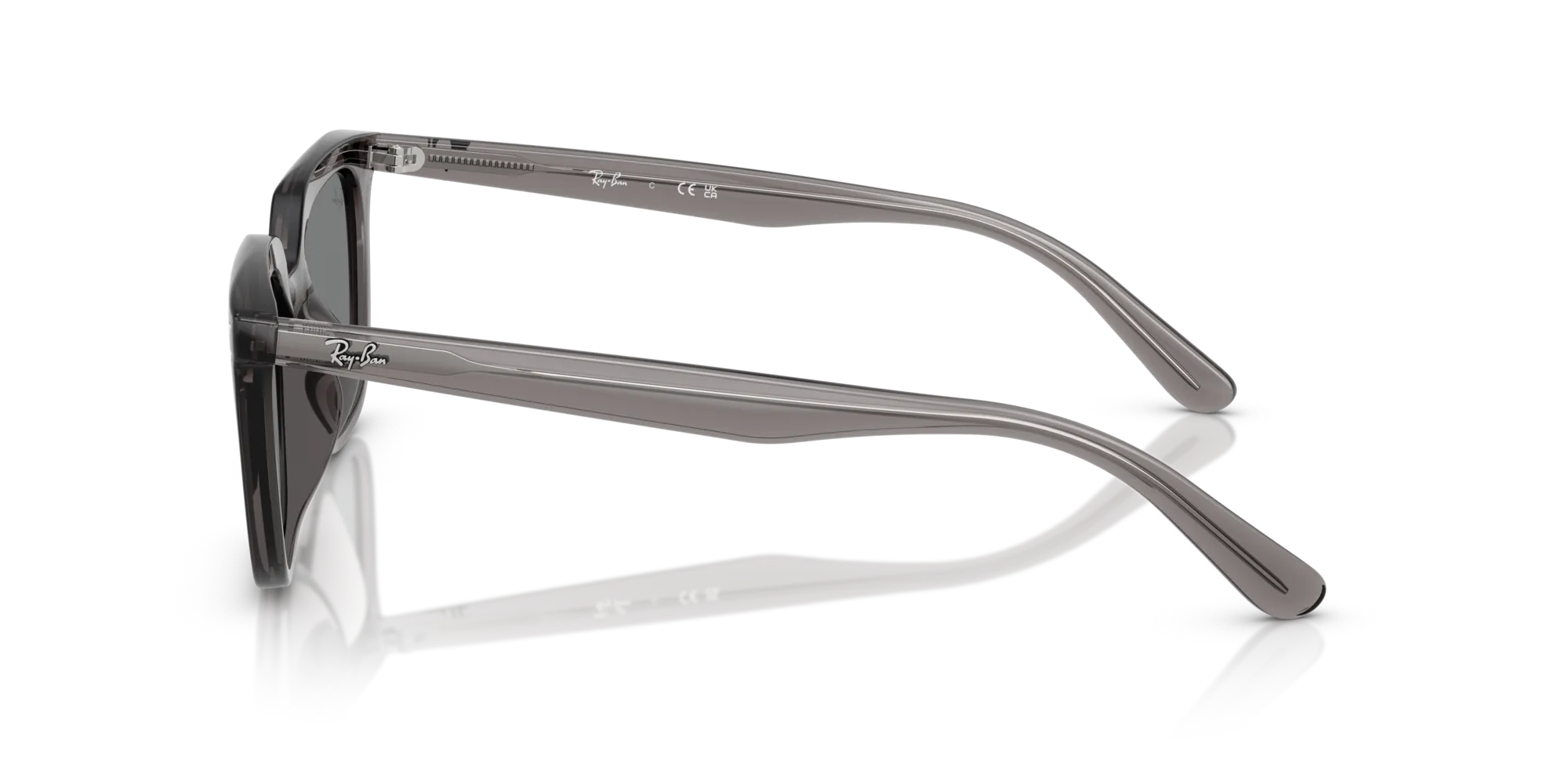 Ray - Ban RB4439D 667587 Occhiali da sole Acetato Grigio Grigio Squadrata Normale - immagine 4