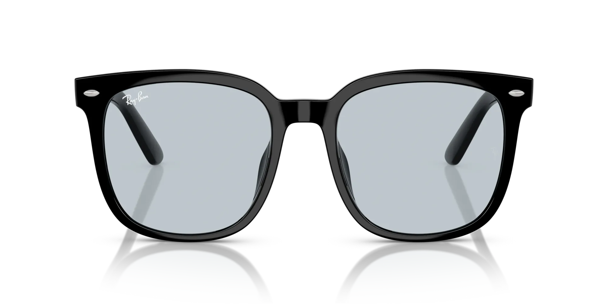 Ray - Ban RB4401D 601/72 Occhiali da sole Iniettato Nero Blu Squadrata Normale - immagine 3