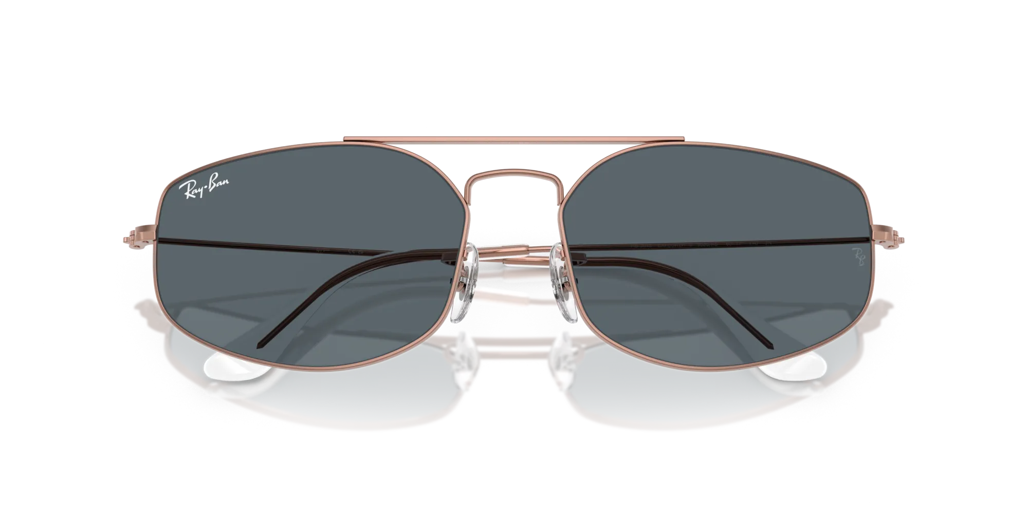 Ray - Ban RB3845 EXPLORER 5 9035R5 Occhiali da sole Metallo Bronzo Blu Geometrica Normale - immagine 2