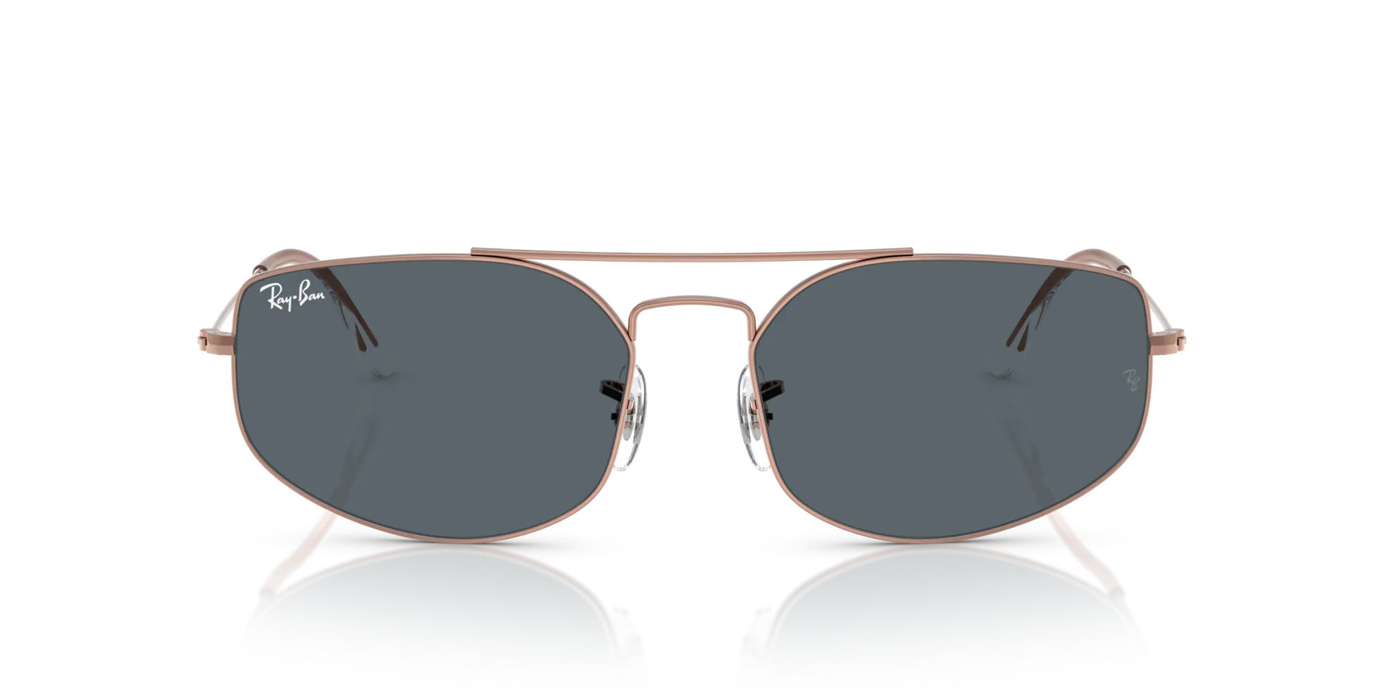 Ray - Ban RB3845 EXPLORER 5 9035R5 Occhiali da sole Metallo Bronzo Blu Geometrica Normale - immagine 3