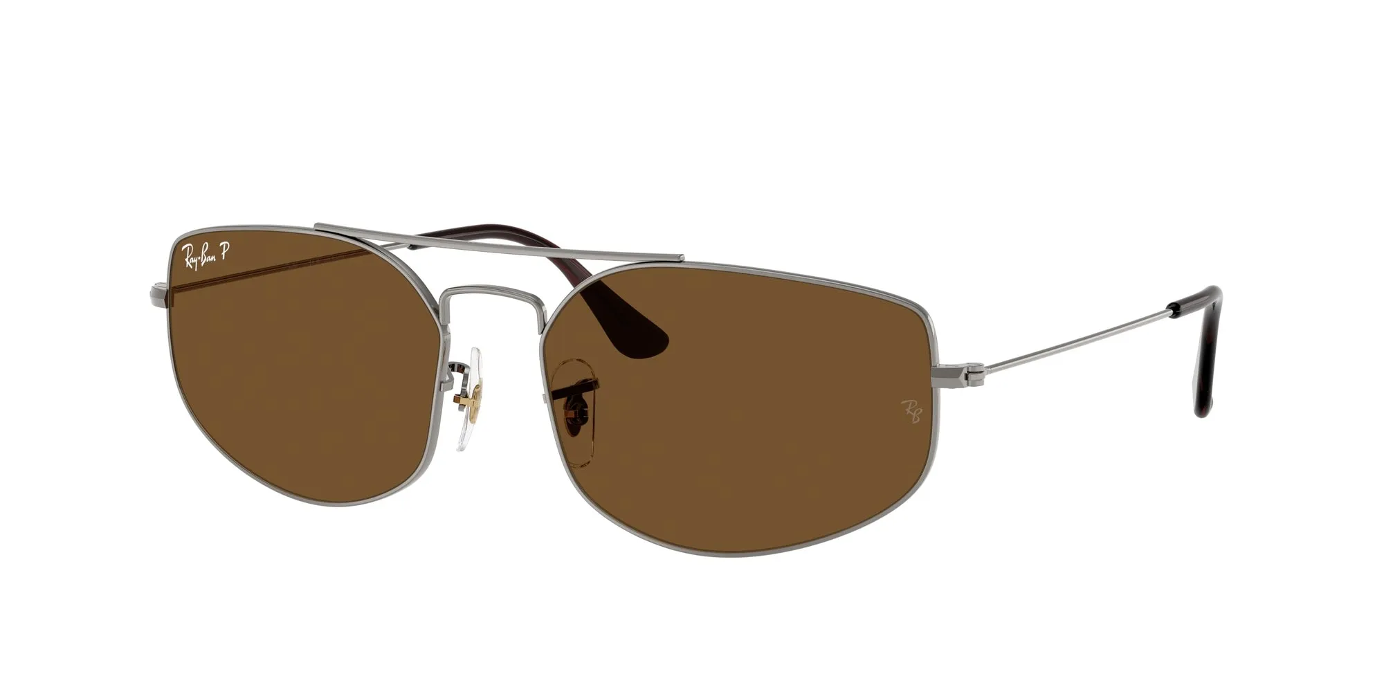 Ray - Ban RB3845 EXPLORER 5 004/57 Occhiali da sole Metallo Grigio Geometrica Polarizzata - immagine 1