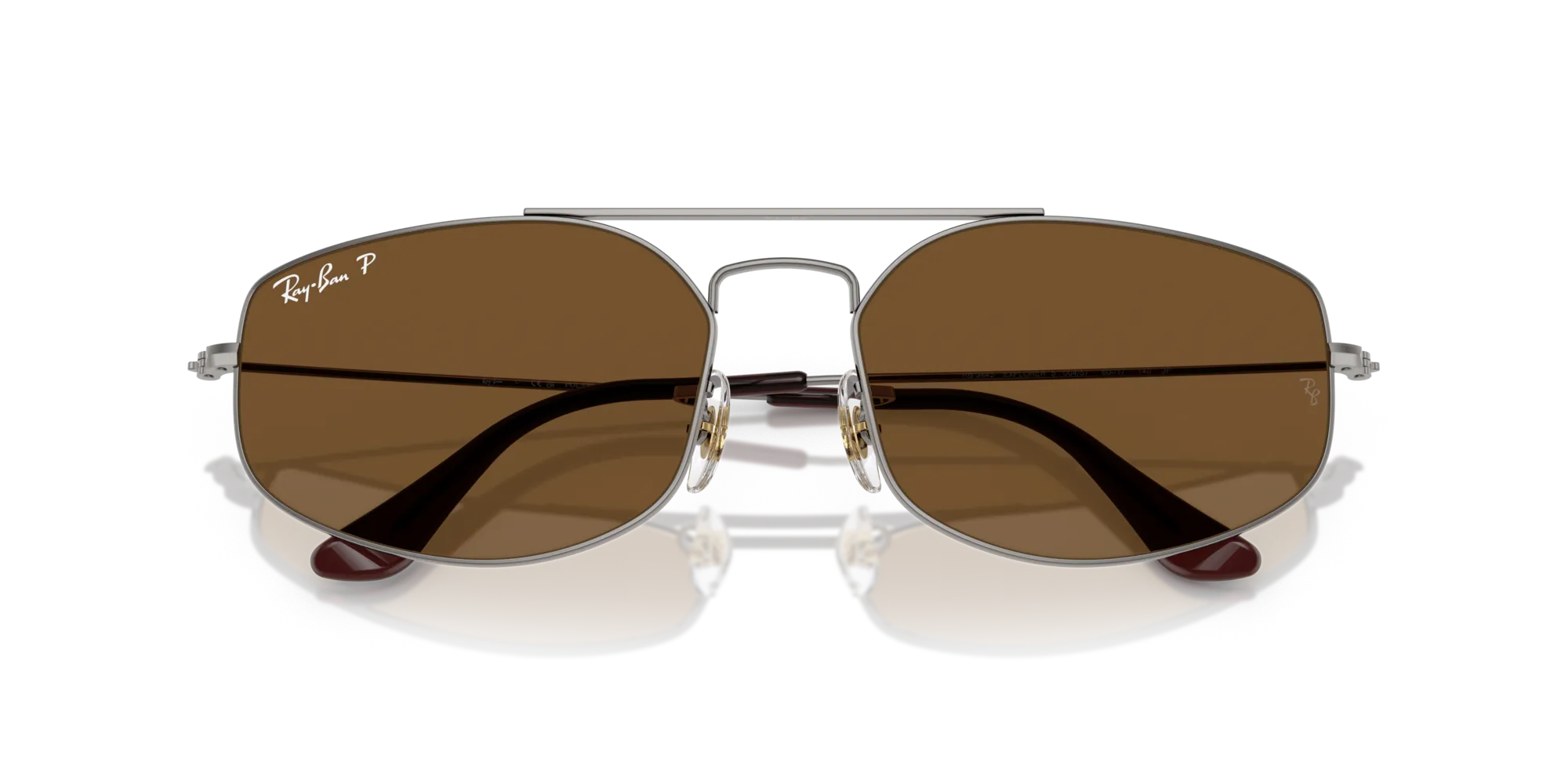 Ray - Ban RB3845 EXPLORER 5 004/57 Occhiali da sole Metallo Grigio Geometrica Polarizzata - immagine 2