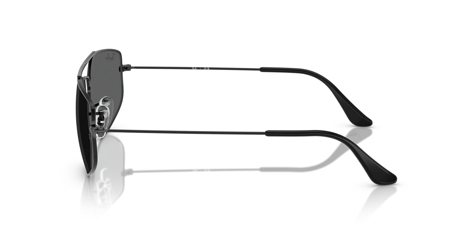 Ray - Ban RB3845 EXPLORER 5 002/B1 Occhiali da sole Metallo Nero Grigio Geometrica Normale - immagine 4