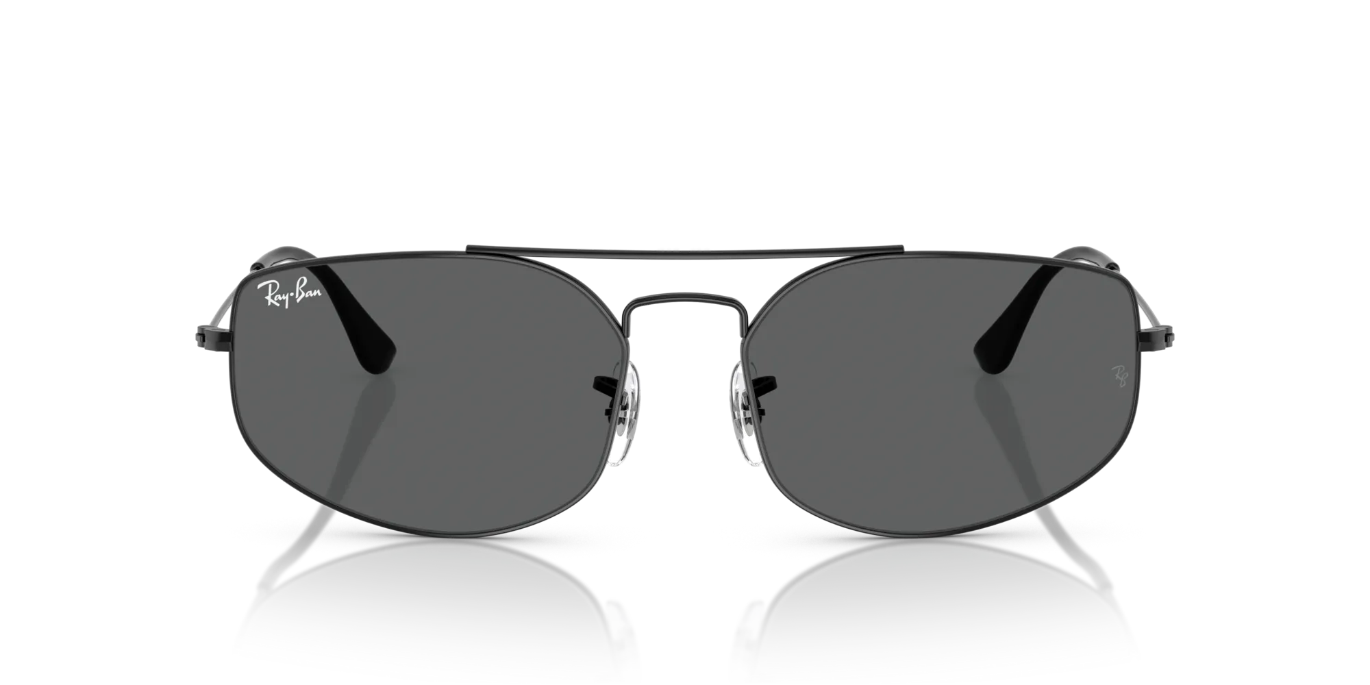 Ray - Ban RB3845 EXPLORER 5 002/B1 Occhiali da sole Metallo Nero Grigio Geometrica Normale - immagine 3