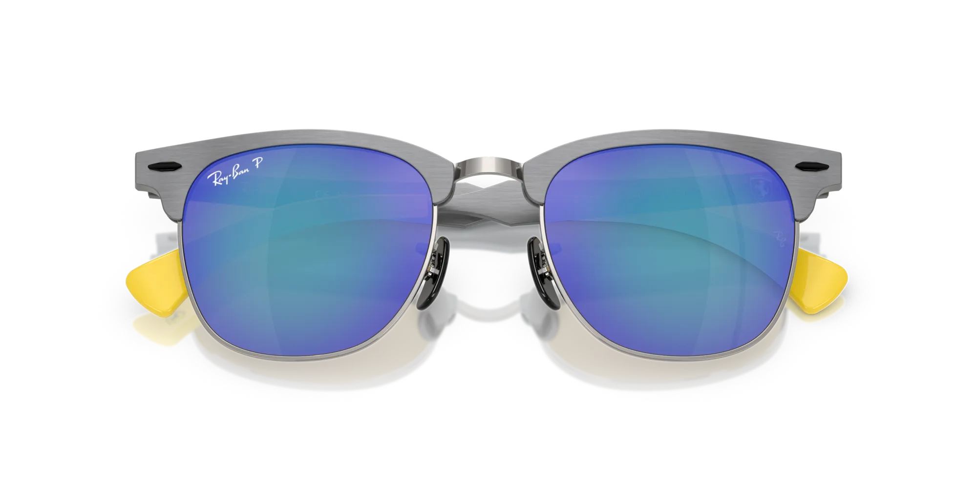 Ray - Ban RB3807M F1134L Occhiali da sole Grigio Squadrata Polarizzata - immagine 2