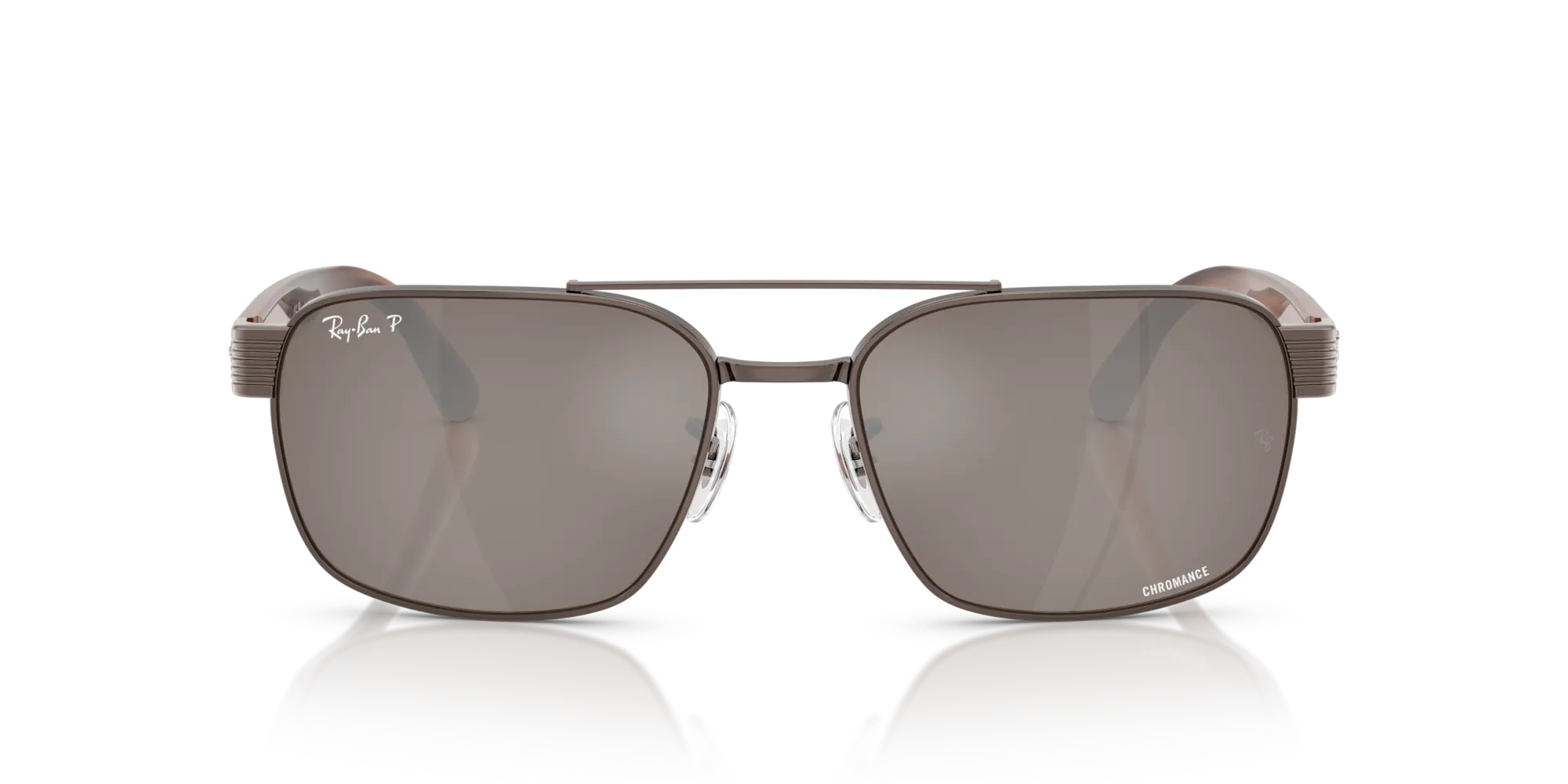 Ray - Ban RB3751CH 9259AN Occhiali da sole Metallo Bronzo Marrone Squadrata Polarizzata - immagine 3