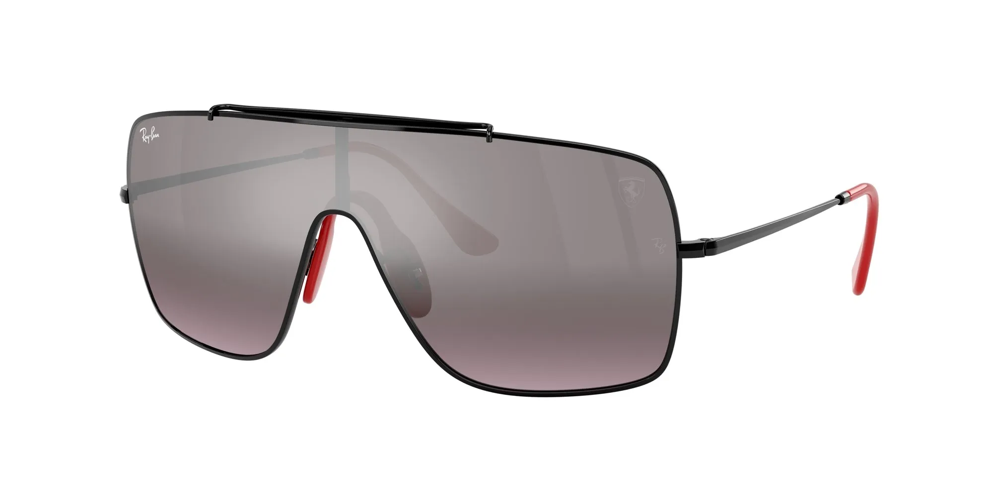 Ray - Ban RB3697M F009Y3 Occhiali da sole Metallo Nero Viola Squadrata Normale Sfumato - immagine 1