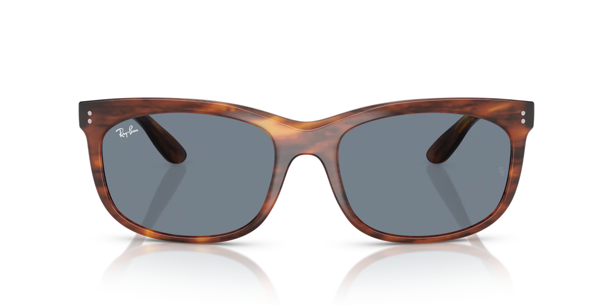 Ray - Ban RB2389 BALORETTE 954/62 Occhiali da sole Acetato Marrone Blu Pillow Normale - immagine 3