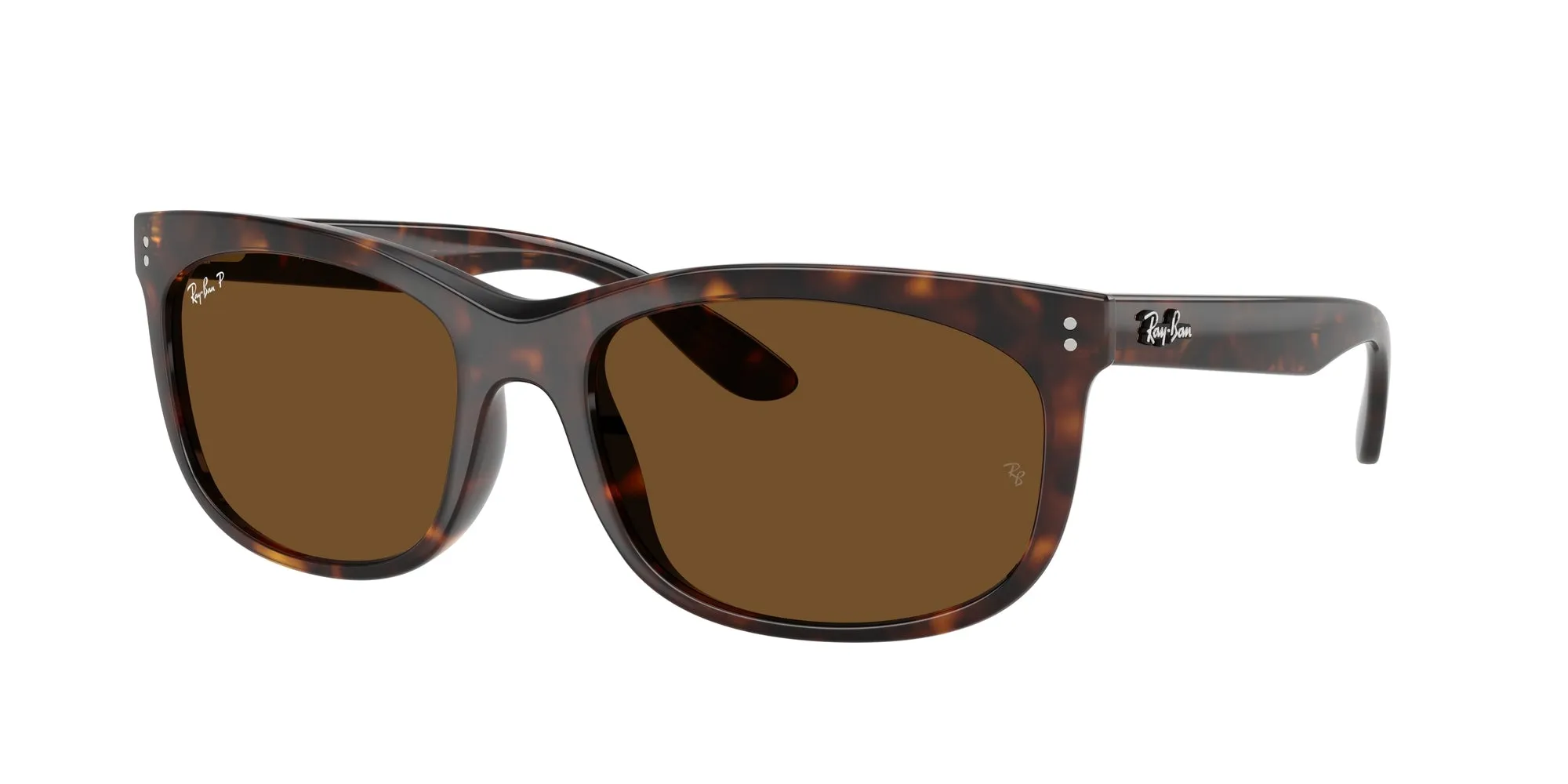 Ray - Ban RB2389 BALORETTE 902/57 Occhiali da sole Acetato Tartaruga Pillow Polarizzata - immagine 1
