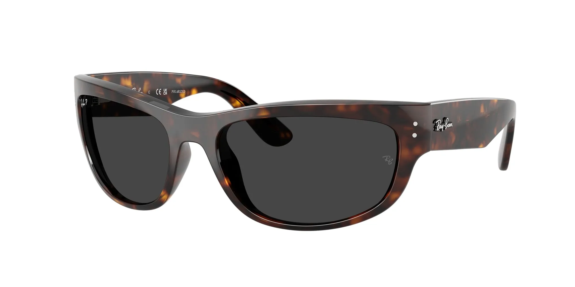 Ray - Ban RB2289 MEGA BALORAMA 902/48 Occhiali da sole Acetato Tartaruga Grigio Pillow Polarizzata - immagine 1