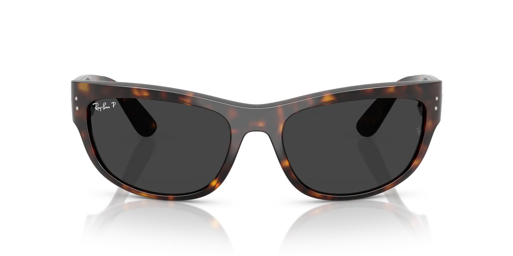 Ray - Ban RB2289 MEGA BALORAMA 902/48 Occhiali da sole Acetato Tartaruga Grigio Pillow Polarizzata - immagine 3