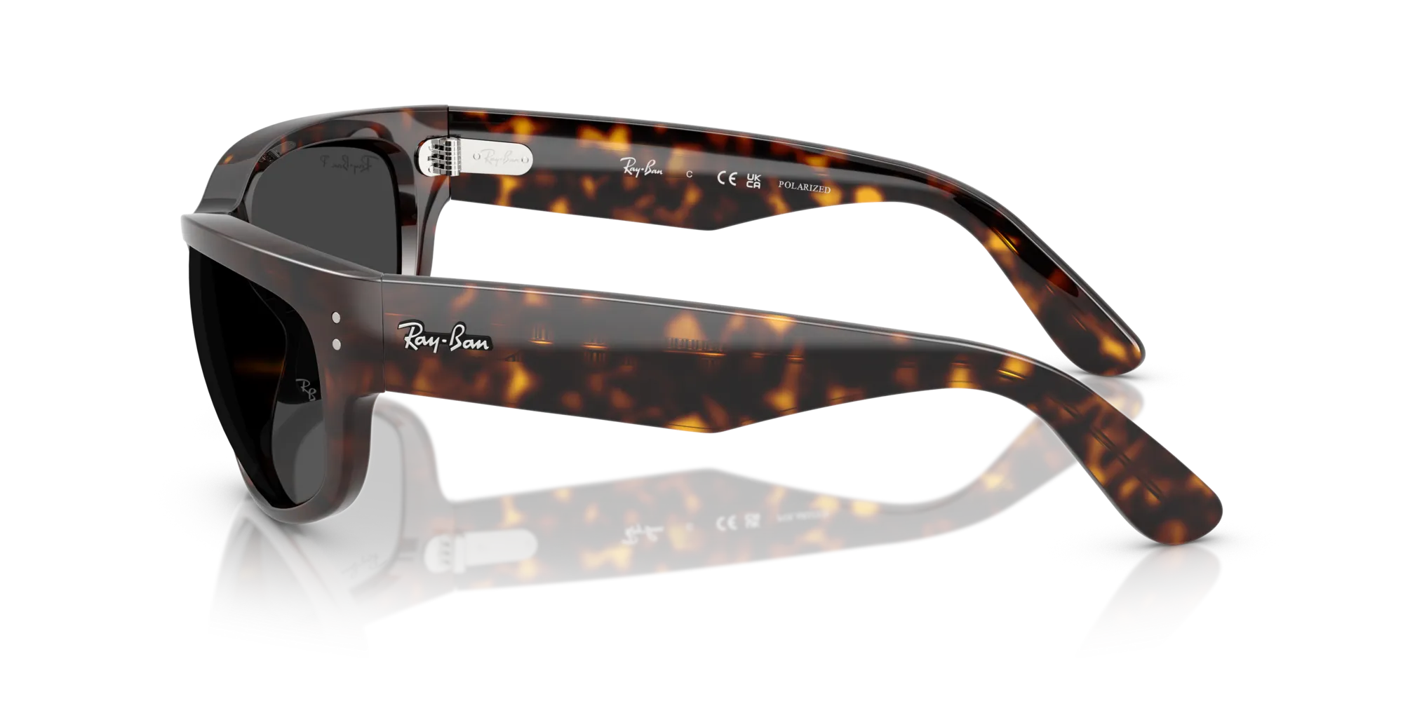 Ray - Ban RB2289 MEGA BALORAMA 902/48 Occhiali da sole Acetato Tartaruga Grigio Pillow Polarizzata - immagine 4