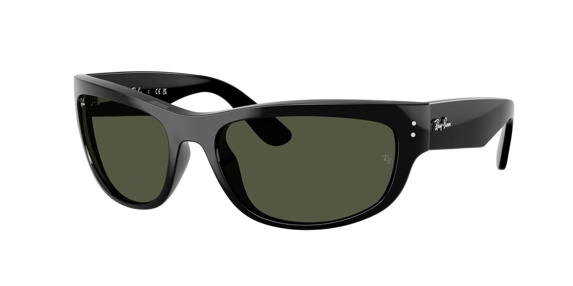 Ray - Ban RB2289 MEGA BALORAMA 901/31 Occhiali da sole Acetato Nero Verde G15 Pillow Normale - immagine 1