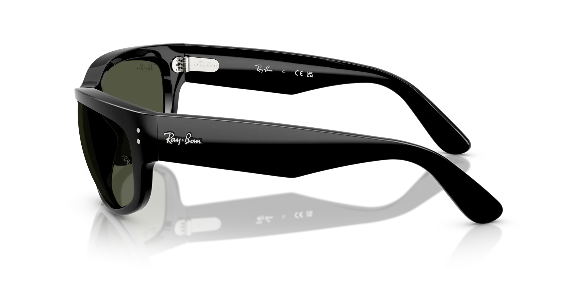 Ray - Ban RB2289 MEGA BALORAMA 901/31 Occhiali da sole Acetato Nero Verde G15 Pillow Normale - immagine 4