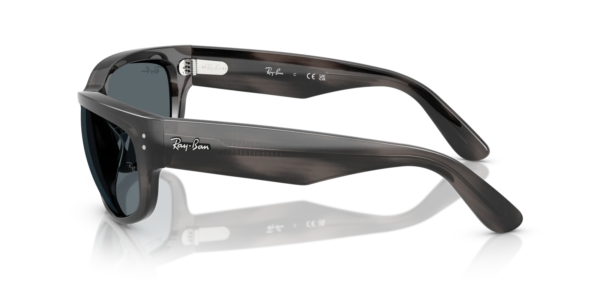 Ray - Ban RB2289 MEGA BALORAMA 1404R5 Occhiali da sole Acetato Grigio Blu Pillow Normale - immagine 4