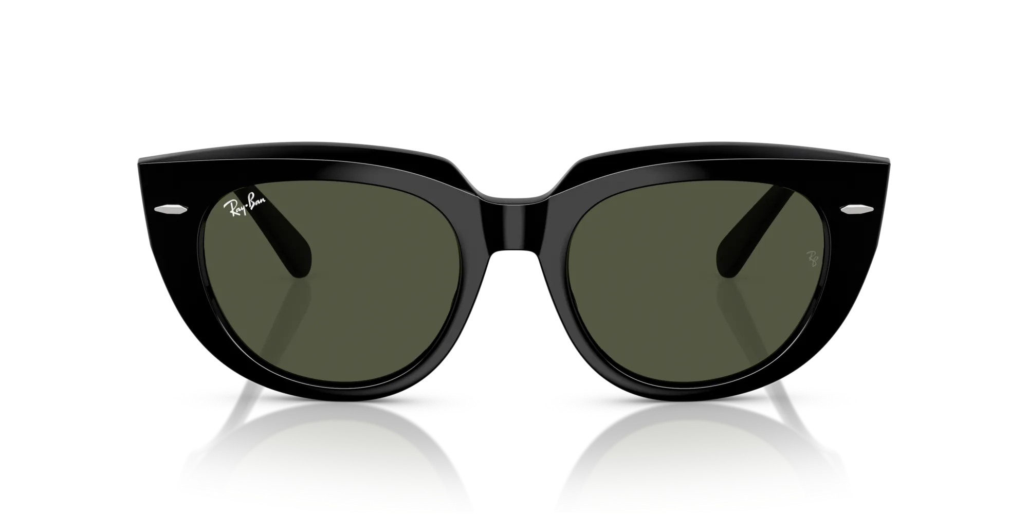 Ray - Ban RB2286 DOREEN 901/31 Occhiali da sole Acetato Nero Verde G15 Squadrata Normale - immagine 3