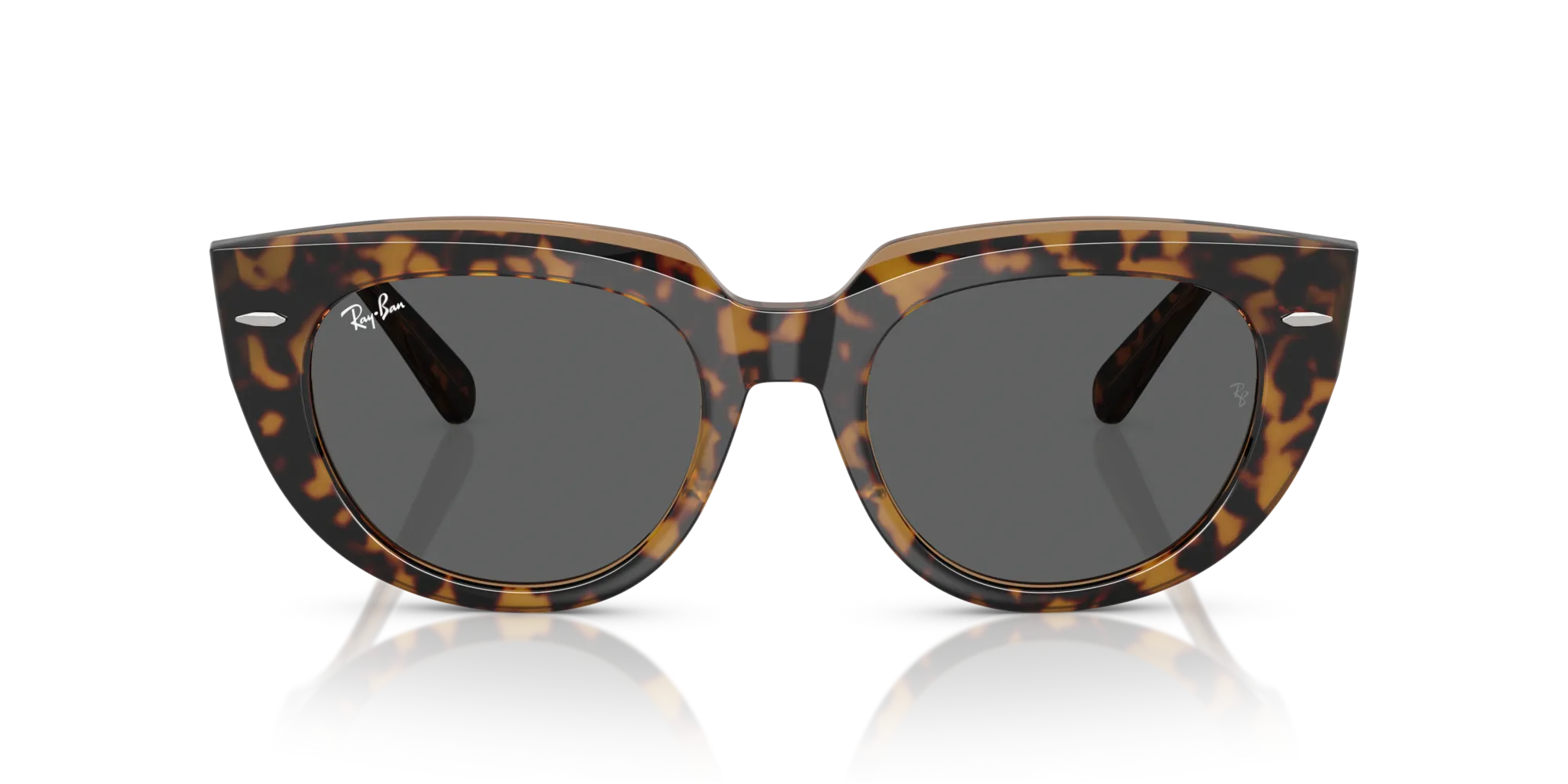 Ray - Ban RB2286 DOREEN 1292B1 Occhiali da sole Acetato Oro Grigio Squadrata Normale - immagine 3