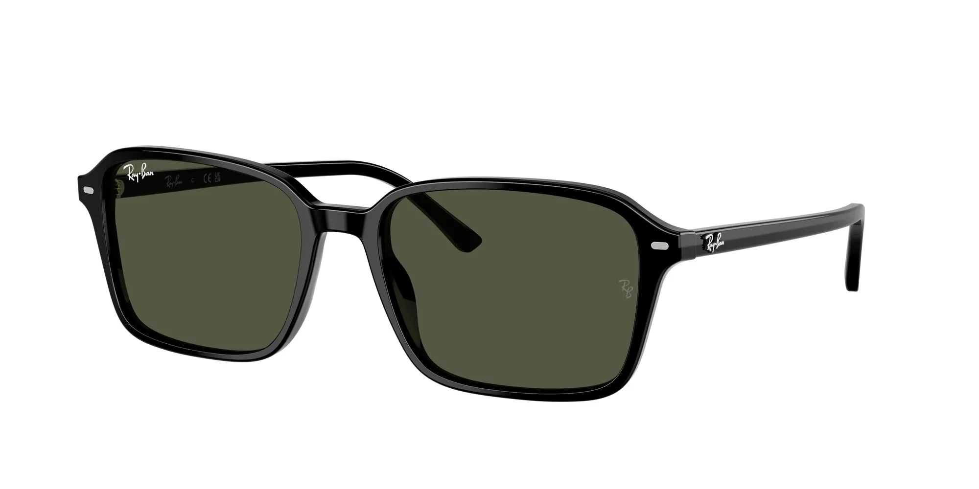 Ray - Ban RB2231 RAIMOND 901/31 Occhiali da sole Acetato Nero Verde G15 Squadrata Normale - immagine 1