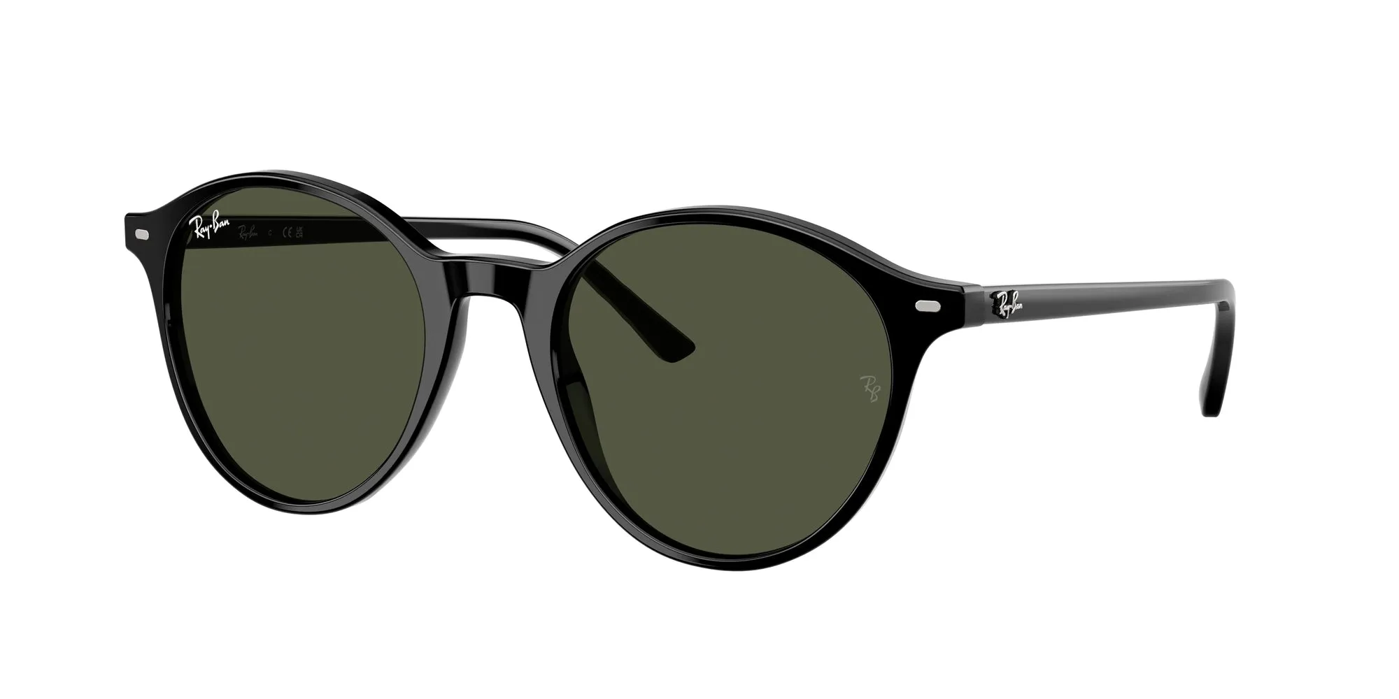 Ray - Ban RB2230 BERNARD 901/31 Occhiali da sole Acetato Nero Verde G15 Pantos Normale - immagine 1