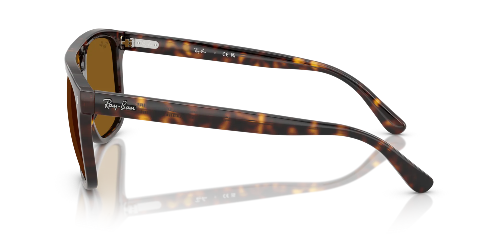 Ray - Ban RB2213 902/33 Occhiali da sole Acetato Tartaruga Squadrata Normale - immagine 4