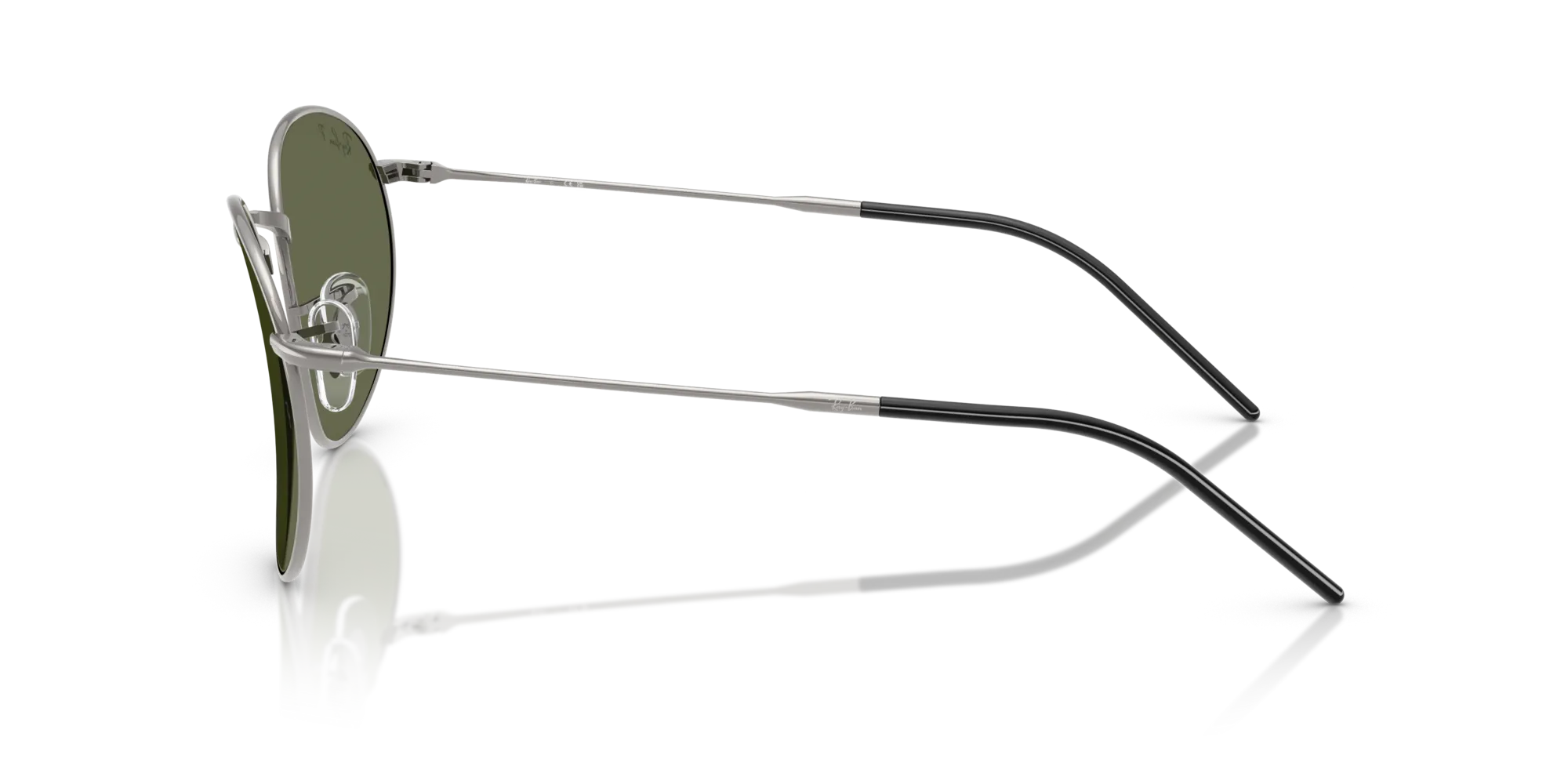 Ray - Ban RBR0103S ROUND REVERSE 004/9A Occhiali da sole Metallo Grigio Verde Pantos Polarizzata - immagine 4