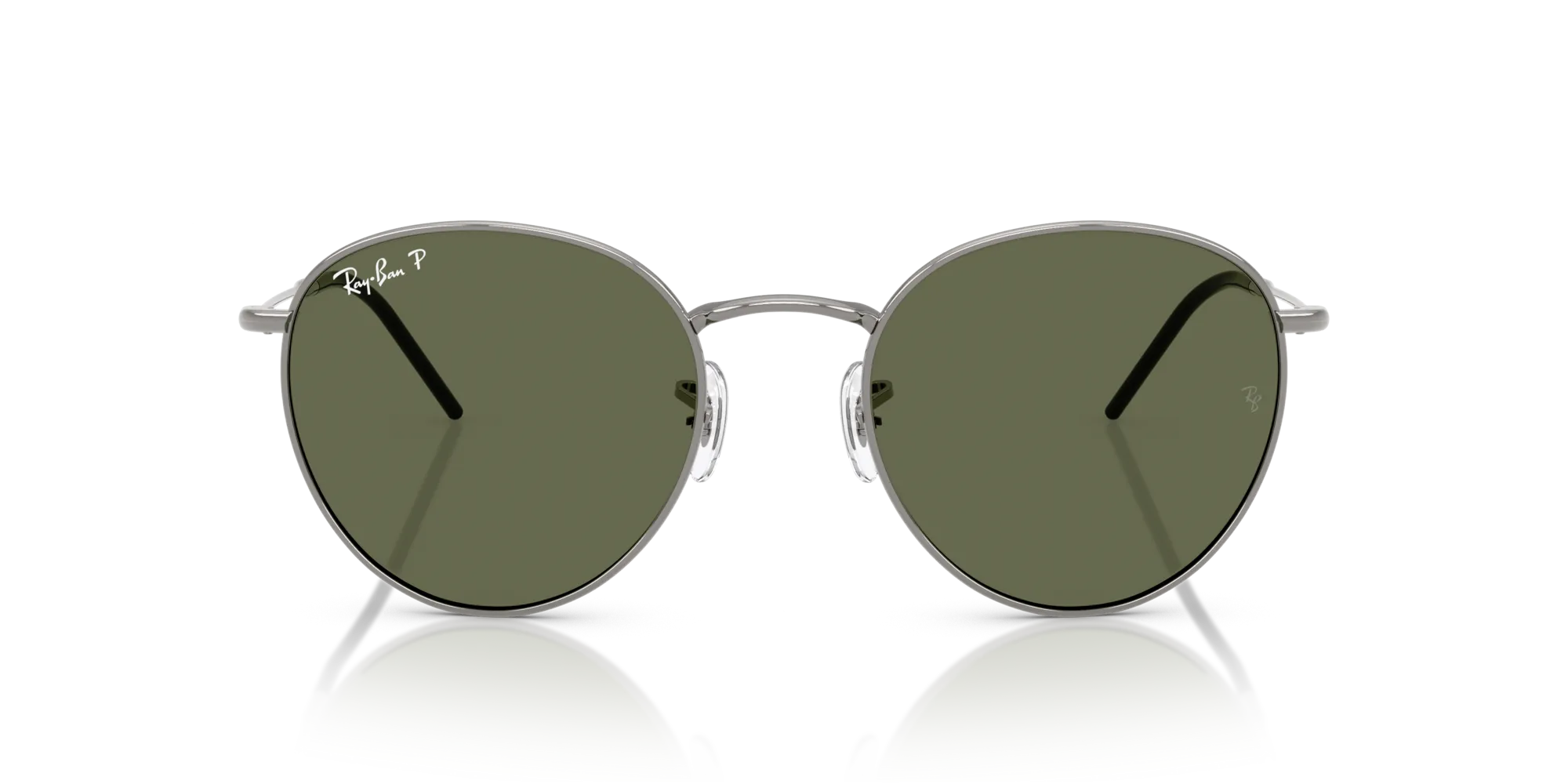 Ray - Ban RBR0103S ROUND REVERSE 004/9A Occhiali da sole Metallo Grigio Verde Pantos Polarizzata - immagine 3