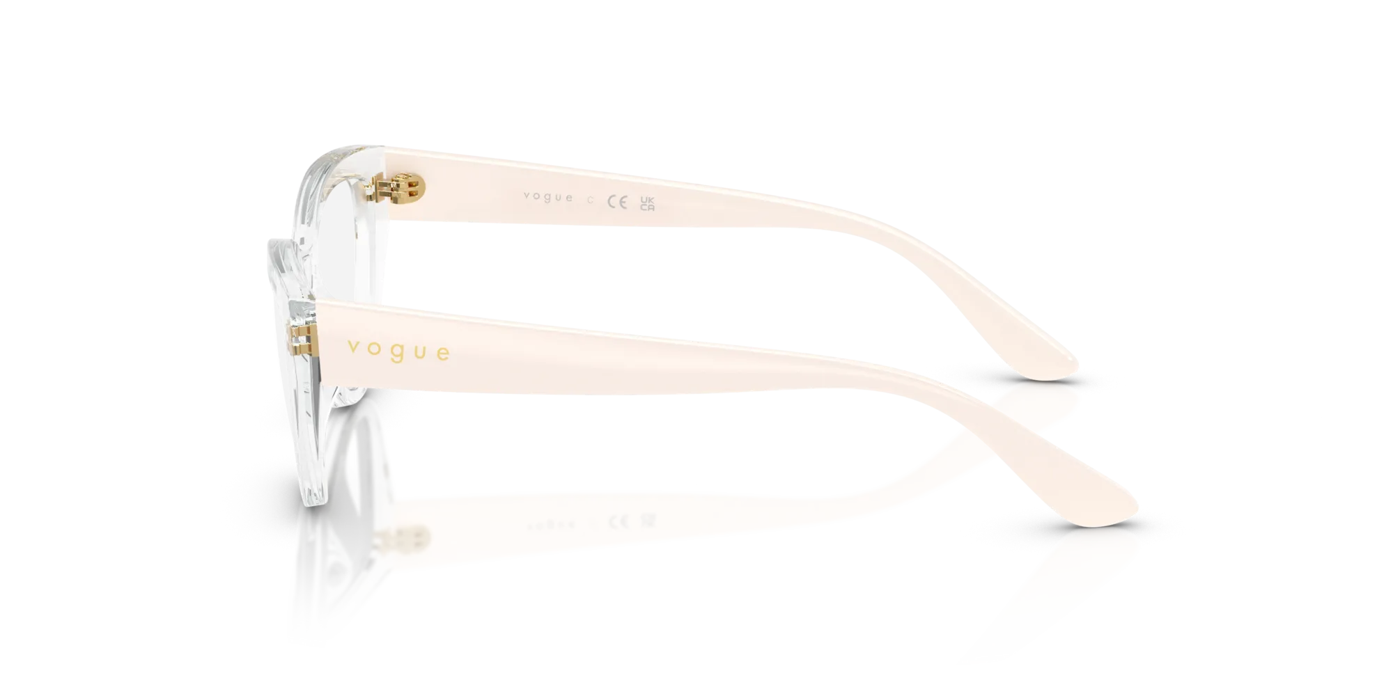 VOGUE EYEWEAR VY2031 W745 Montature da vista Nylon Trasparente Trasparente Farfalla Normale - immagine 4