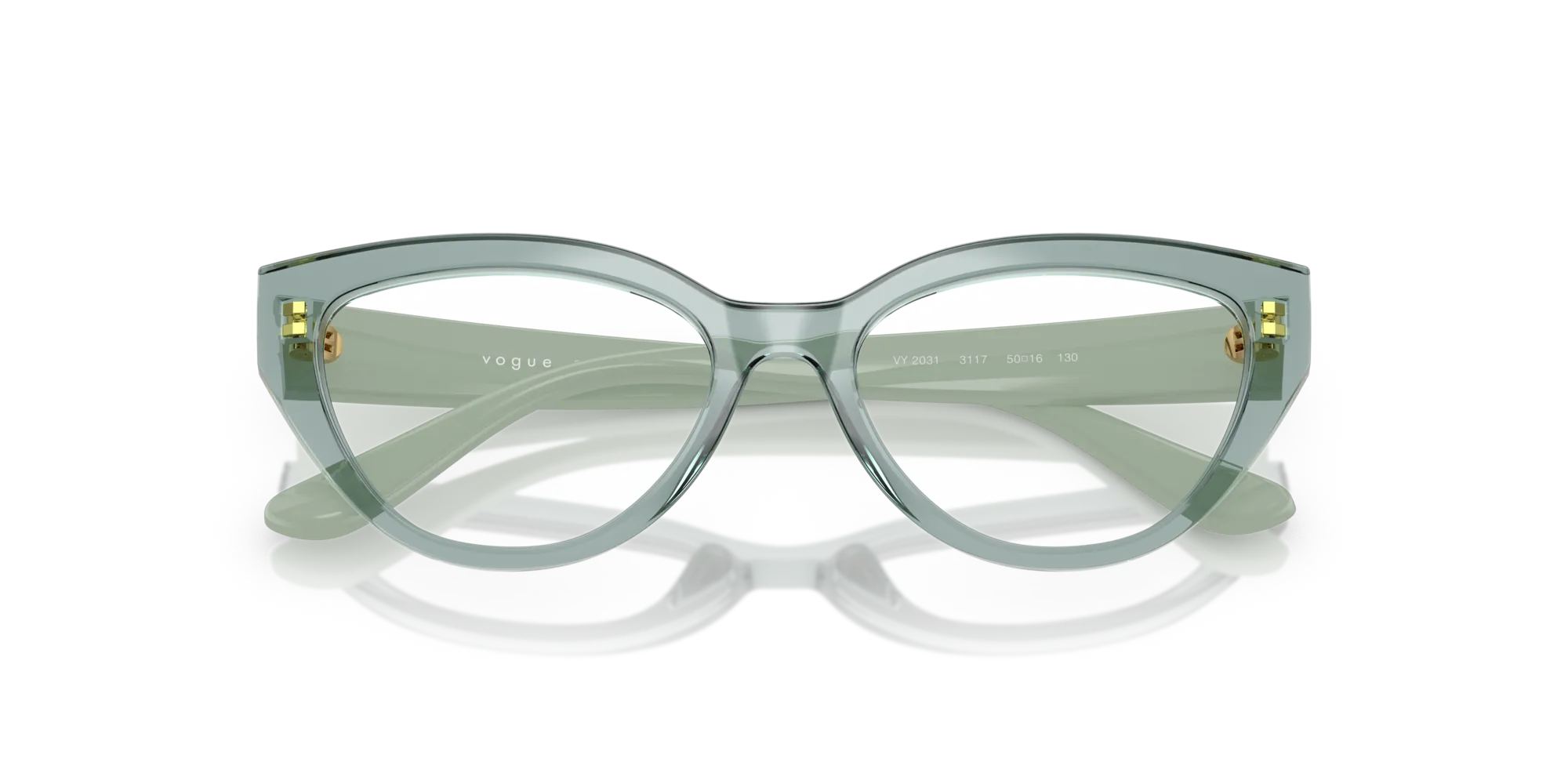 VOGUE EYEWEAR VY2031 3117 Montature da vista Nylon Verde Farfalla Normale - immagine 2