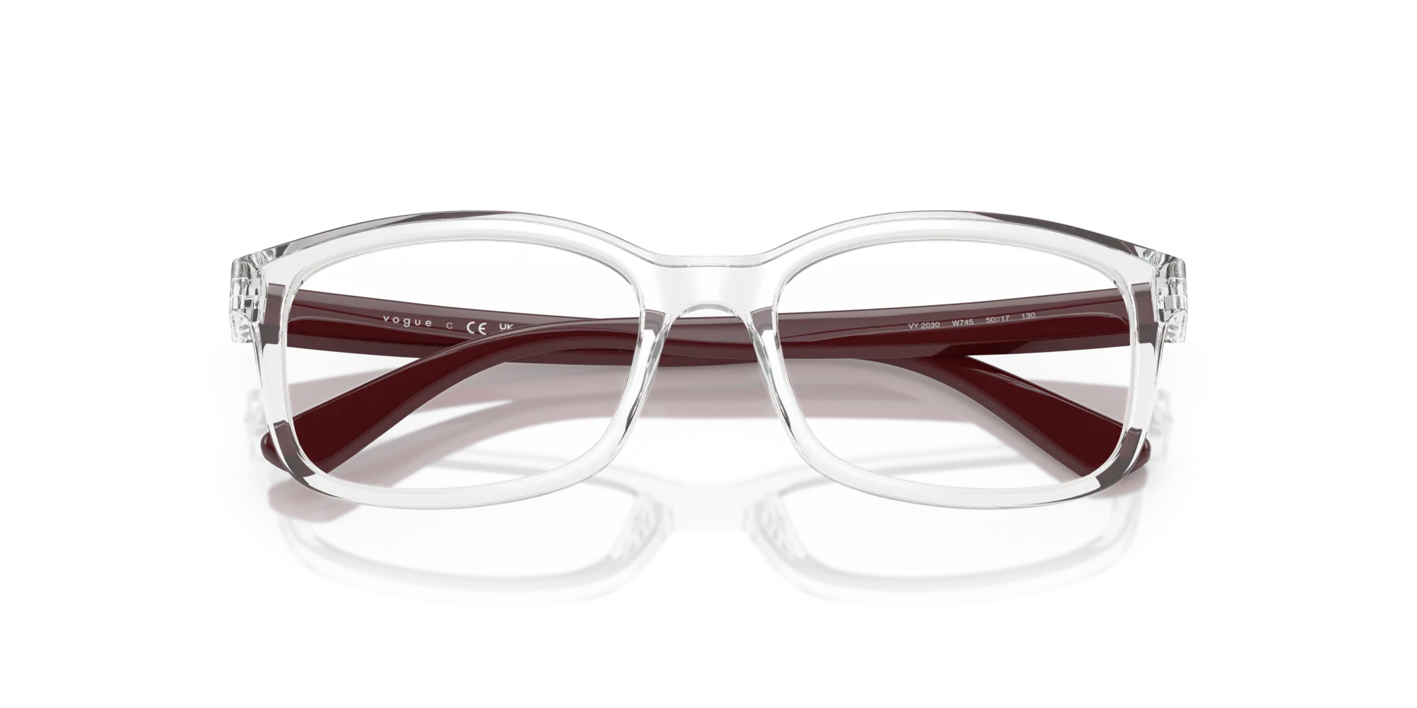 VOGUE EYEWEAR VY2030 W745 Montature da vista Nylon Trasparente Pillow Normale - immagine 2