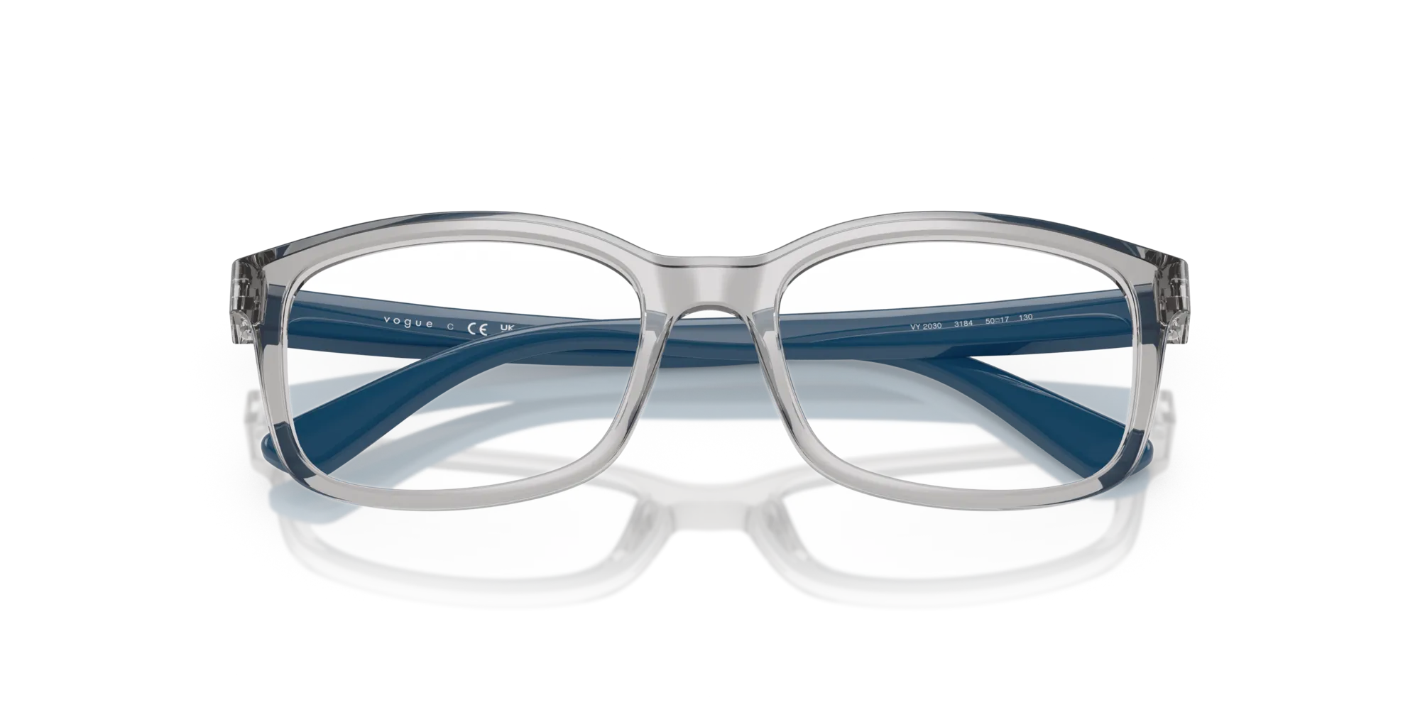VOGUE EYEWEAR VY2030 3184 Montature da vista Nylon Grigio Pillow Normale - immagine 2