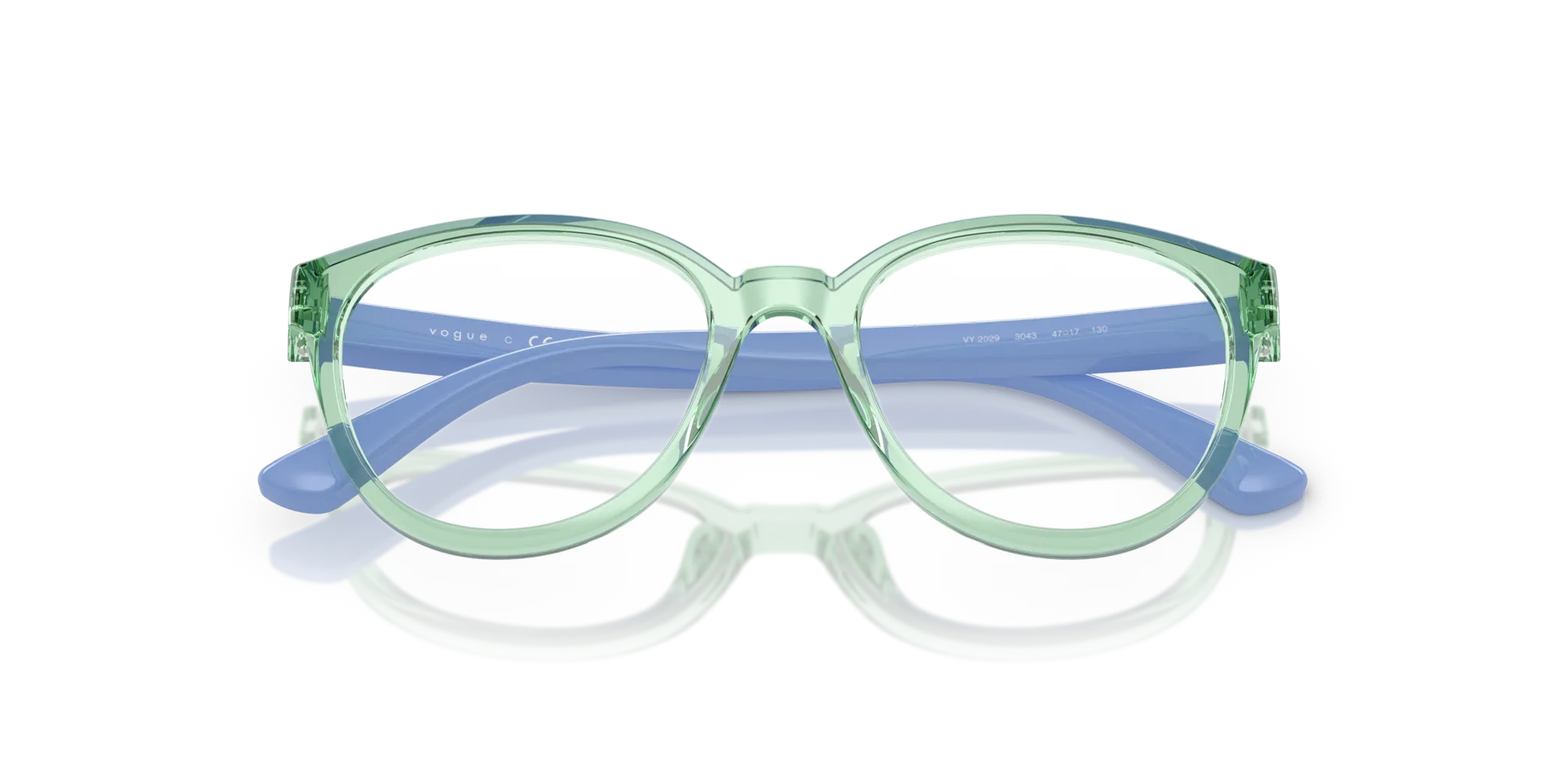 VOGUE EYEWEAR VY2029 3043 Montature da vista Nylon Verde Pillow Normale - immagine 2