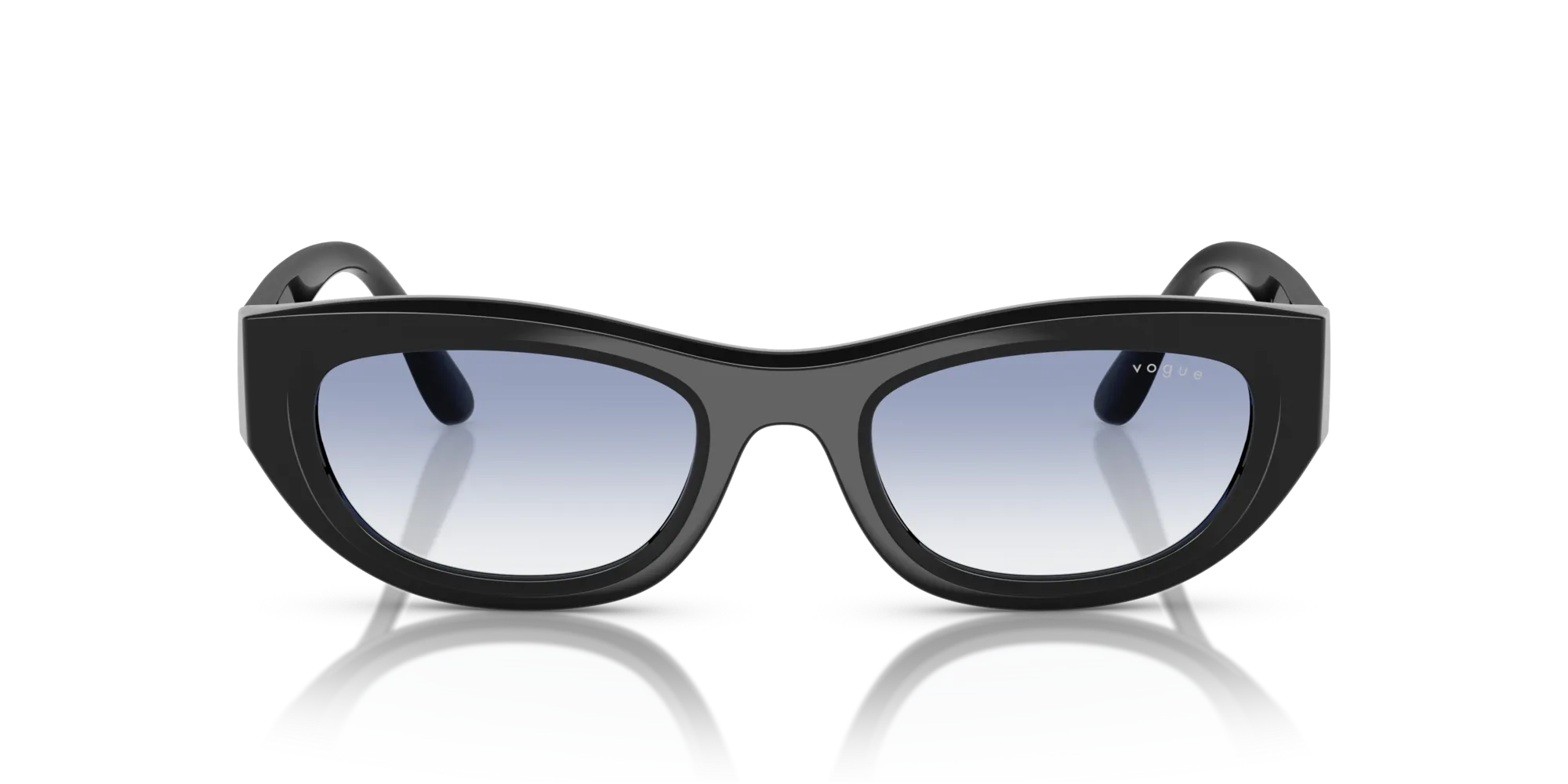 VOGUE EYEWEAR VO5616S W44/19 Occhiali da sole Nylon Nero Blu Cat Eye Normale Sfumato - immagine 3