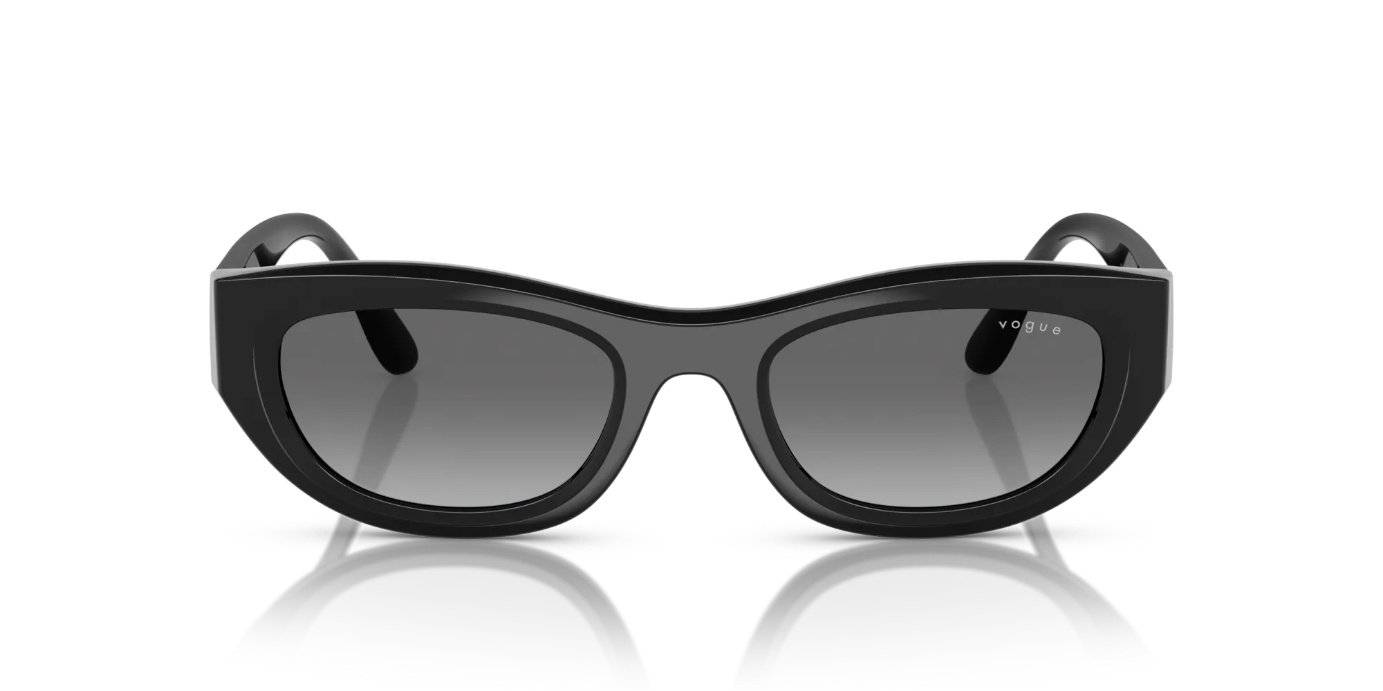 VOGUE EYEWEAR VO5616S W44/11 Occhiali da sole Nylon Nero Grigio Cat Eye Normale Sfumato - immagine 3