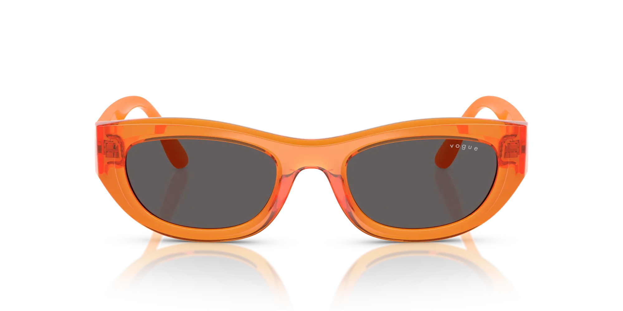 VOGUE EYEWEAR VO5616S 318287 Occhiali da sole Nylon Arancione Grigio Cat Eye Normale - immagine 3