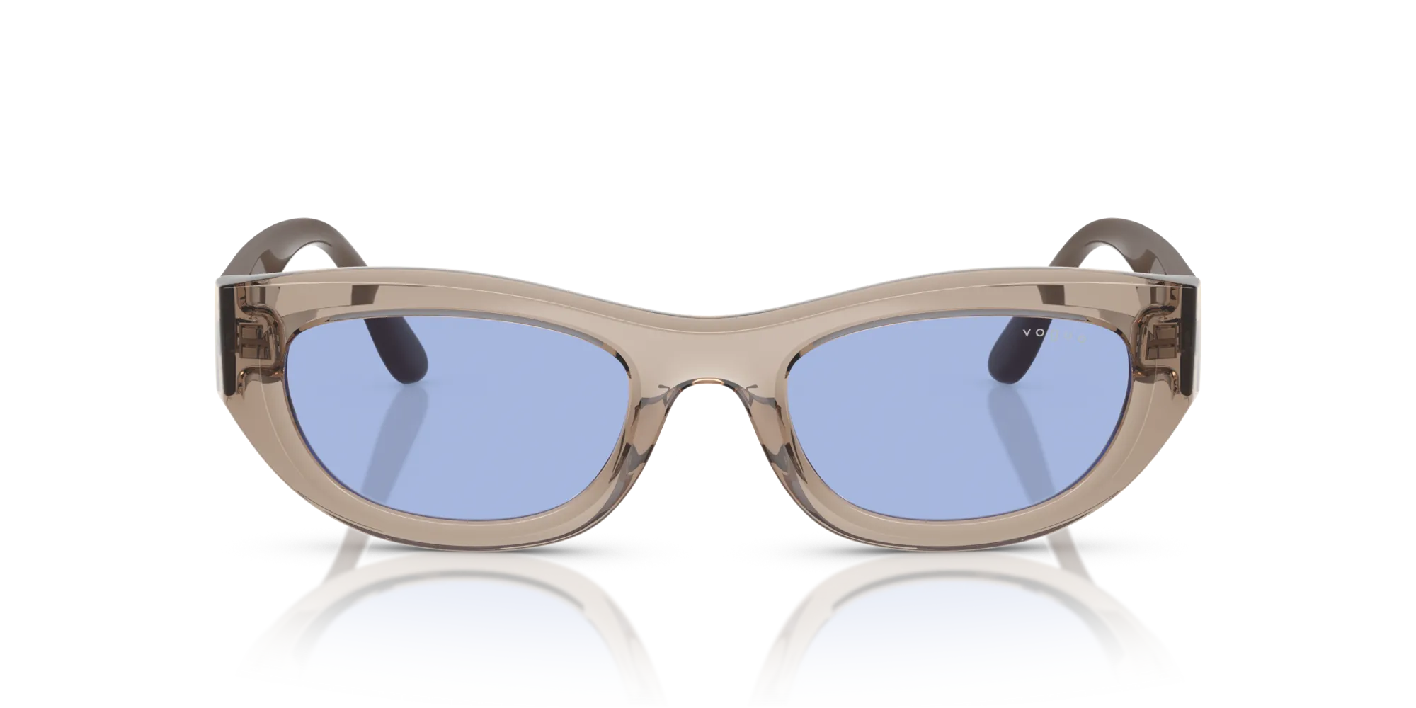 VOGUE EYEWEAR VO5616S 318172 Occhiali da sole Nylon Marrone Blu Cat Eye Normale - immagine 3