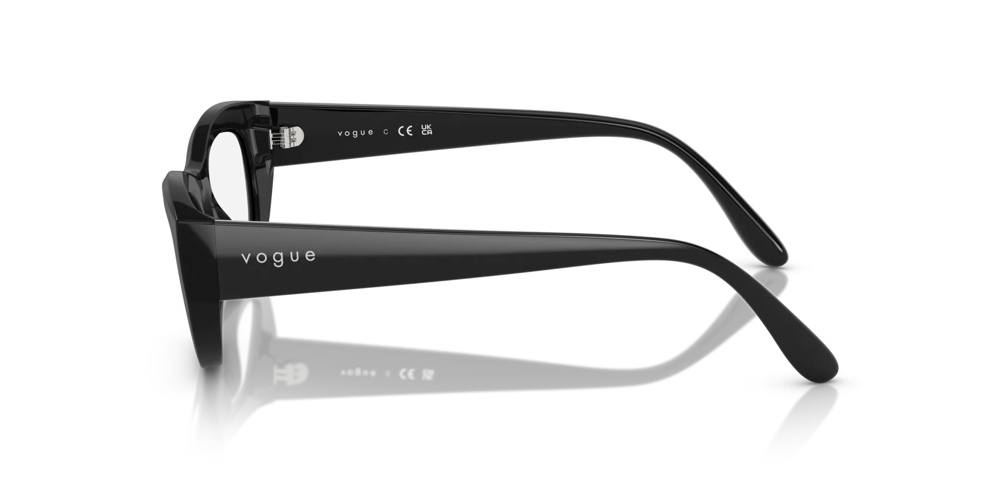 VOGUE EYEWEAR VO5615 W44 Montature da vista Nylon Nero Cat Eye Normale - immagine 4