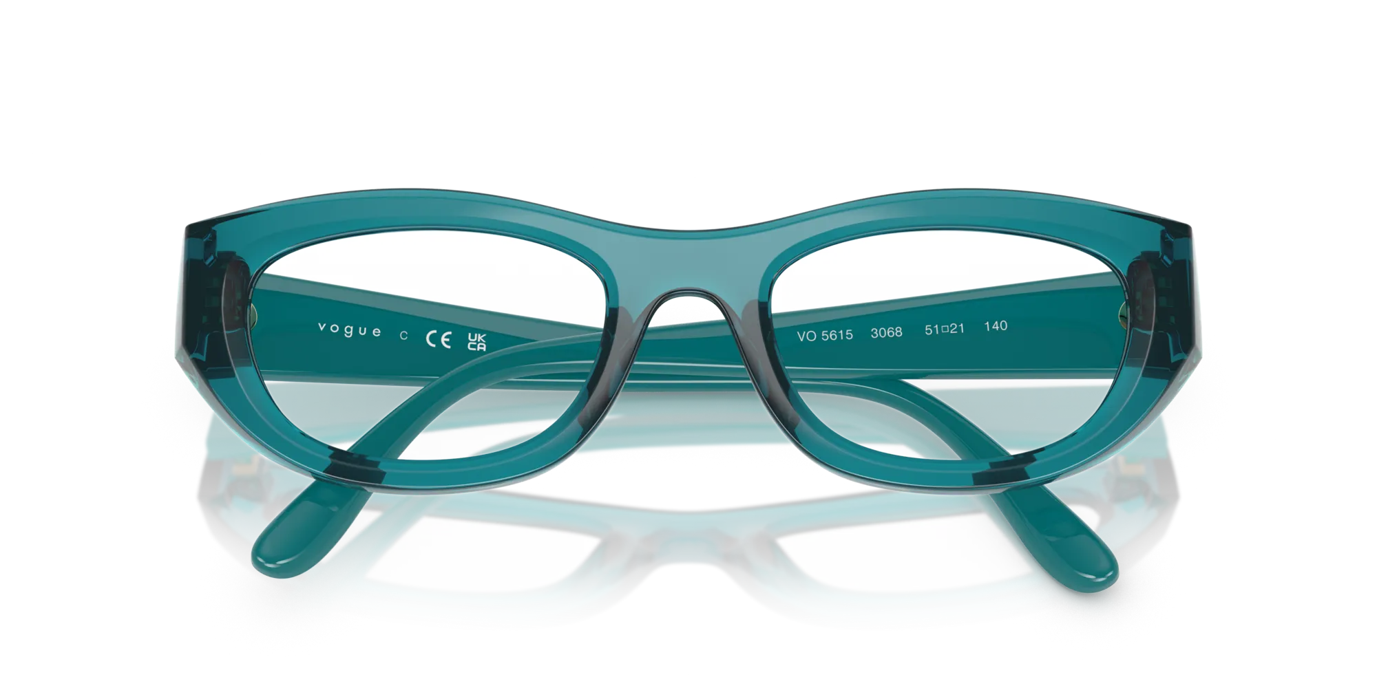 VOGUE EYEWEAR VO5615 3068 Montature da vista Nylon Blu Cat Eye Normale - immagine 2