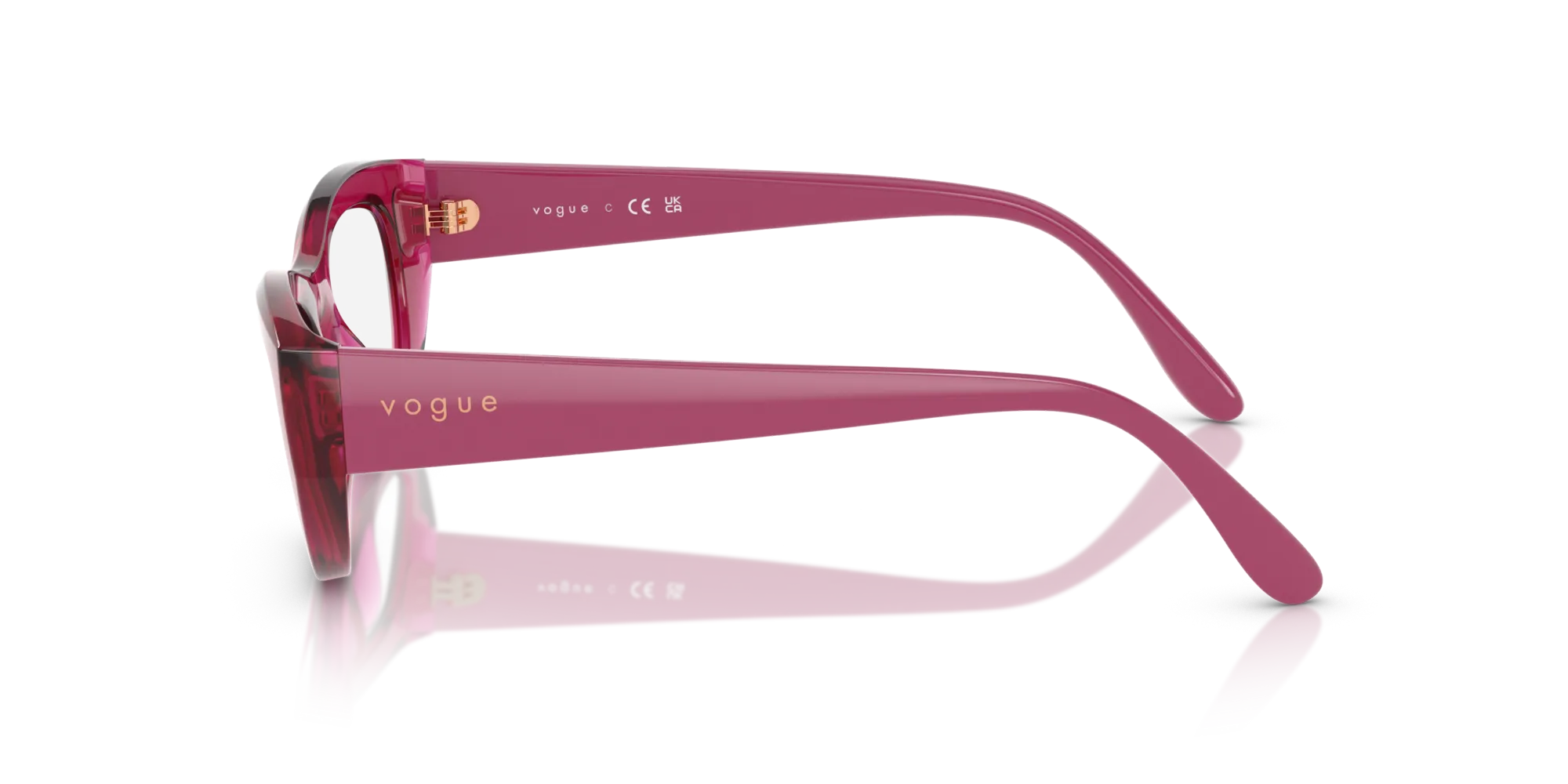 VOGUE EYEWEAR VO5615 2987 Montature da vista Nylon Viola Cat Eye Normale - immagine 4