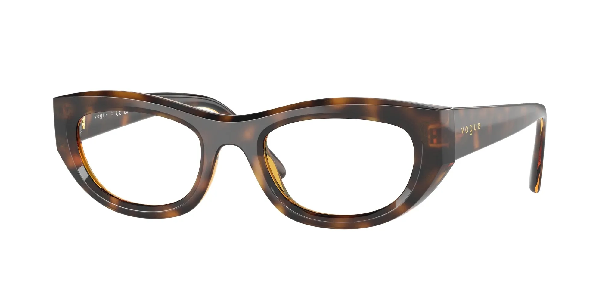 VOGUE EYEWEAR VO5615 2718 Montature da vista Nylon Marrone Cat Eye Normale - immagine 1
