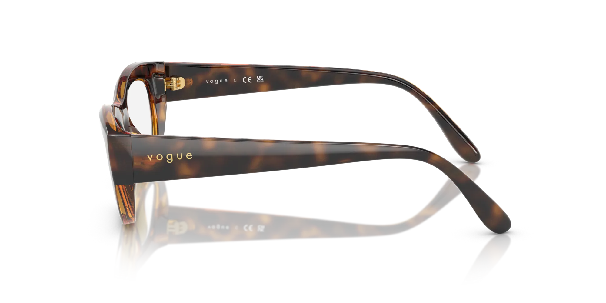 VOGUE EYEWEAR VO5615 2718 Montature da vista Nylon Marrone Cat Eye Normale - immagine 4