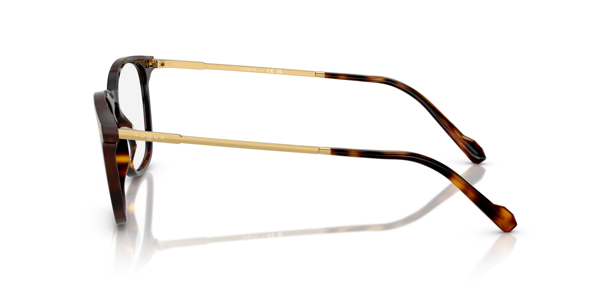 VOGUE EYEWEAR VO5614 W656 Montature da vista Acetato Marrone Pillow Normale - immagine 4