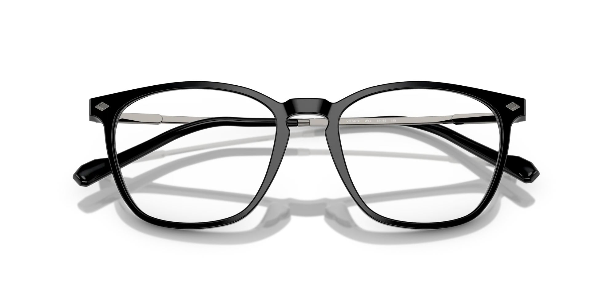 VOGUE EYEWEAR VO5614 W44 Montature da vista Acetato Nero Pillow Normale - immagine 2