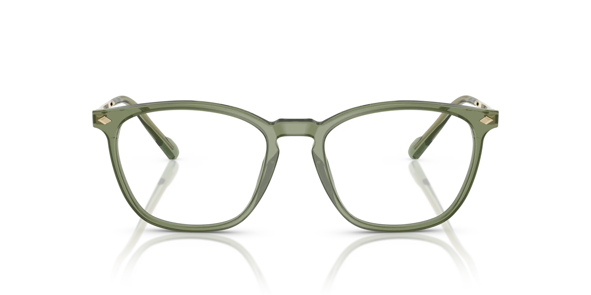 VOGUE EYEWEAR VO5614 3187 Montature da vista Acetato Verde Pillow Normale - immagine 3