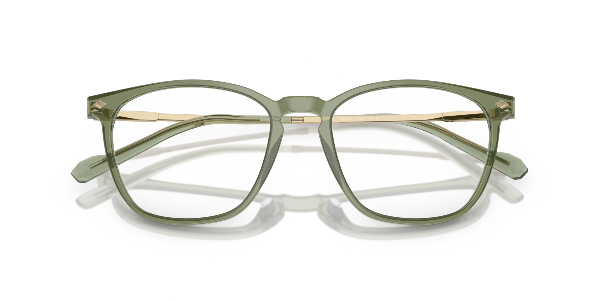 VOGUE EYEWEAR VO5614 3187 Montature da vista Acetato Verde Pillow Normale - immagine 2